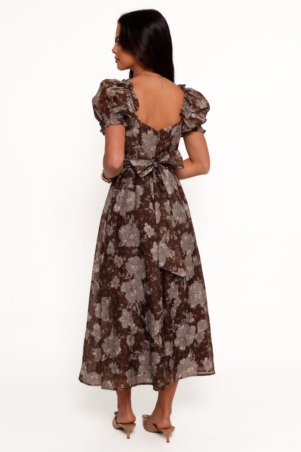 Farryn Maxi Dress in Brown/Grey – view 6 of 10