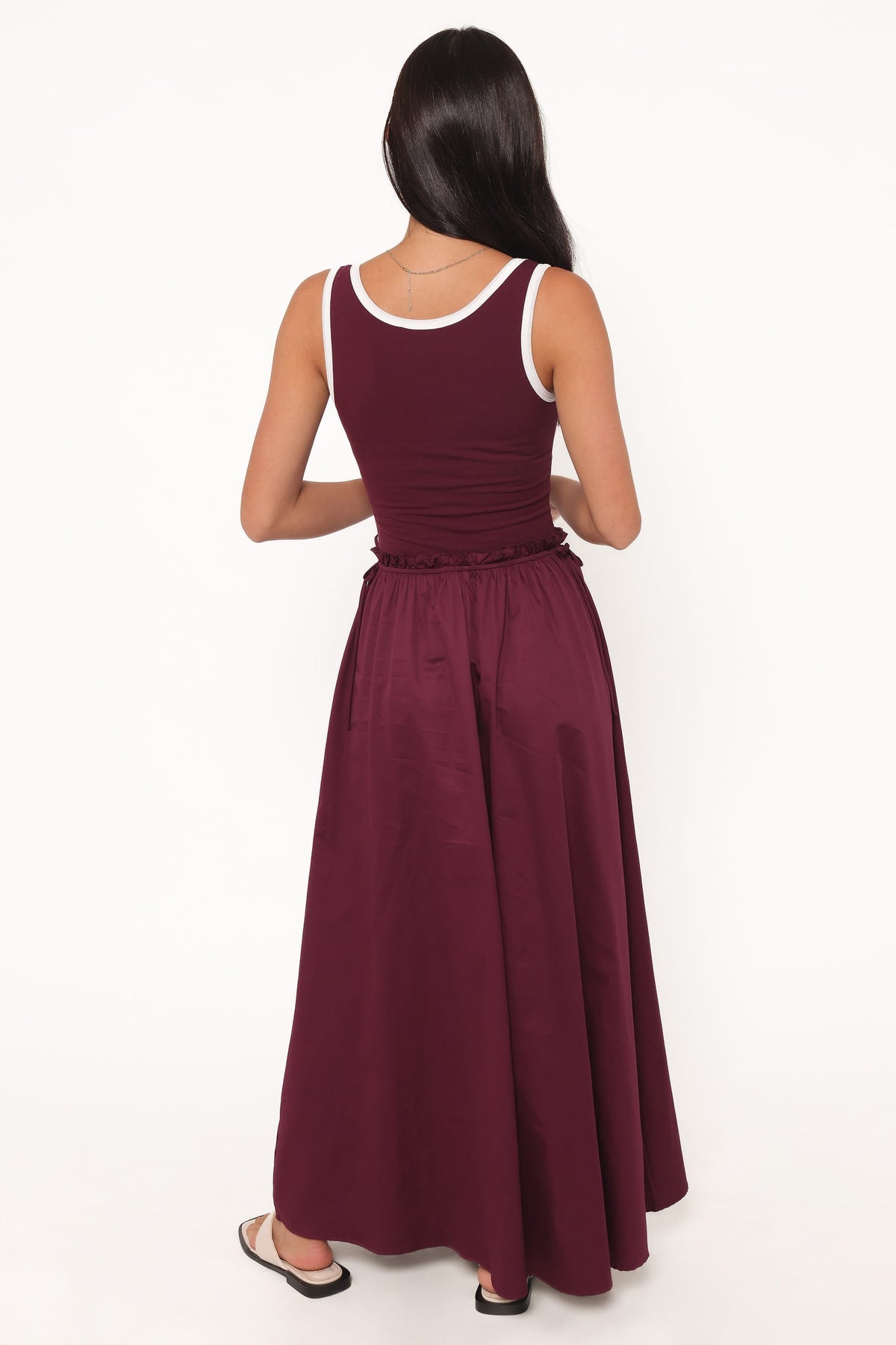 Finesse Maxi Dress in Burgundy – view 5 of 9