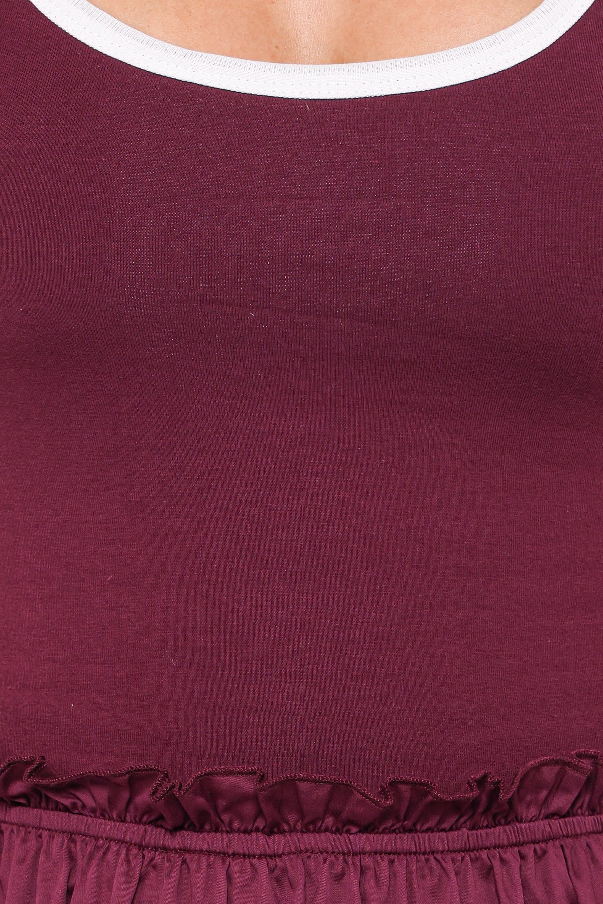 Finesse Maxi Dress in Burgundy – view 8 of 9