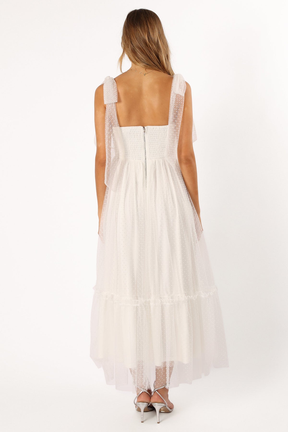 Floret Midi Dress in Off White – view 7 of 10