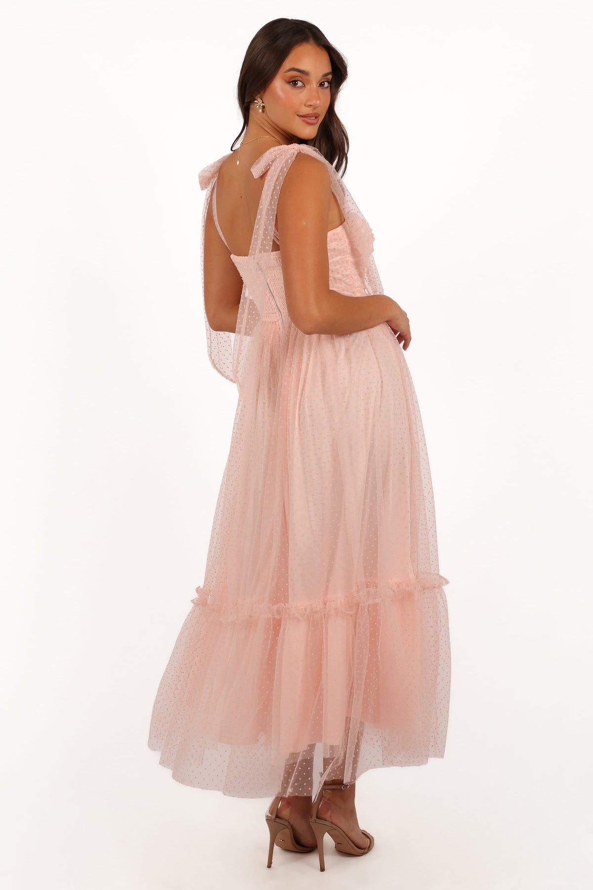 Floret Midi Dress in Petal Pink – view 5 of 9