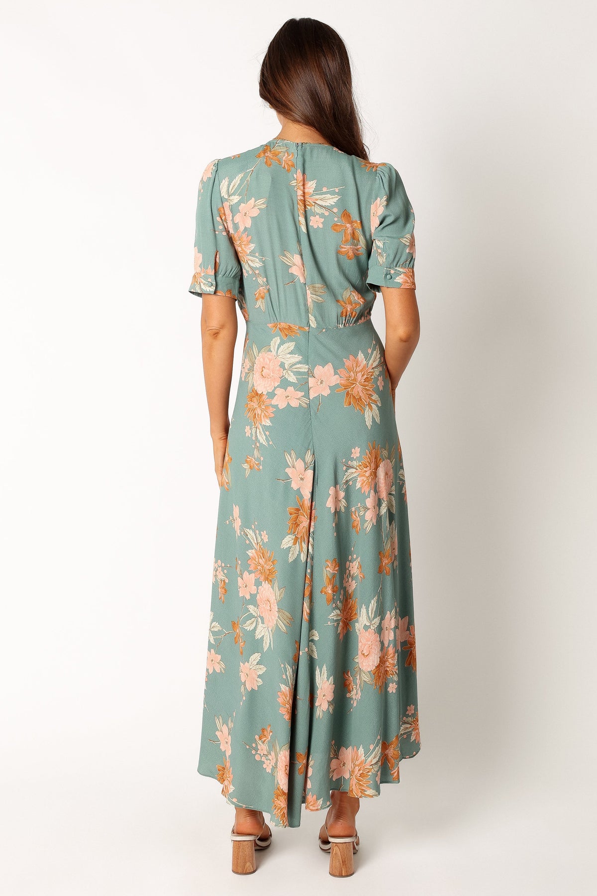 Frampton Midi Dress in Blue Floral – view 6 of 11