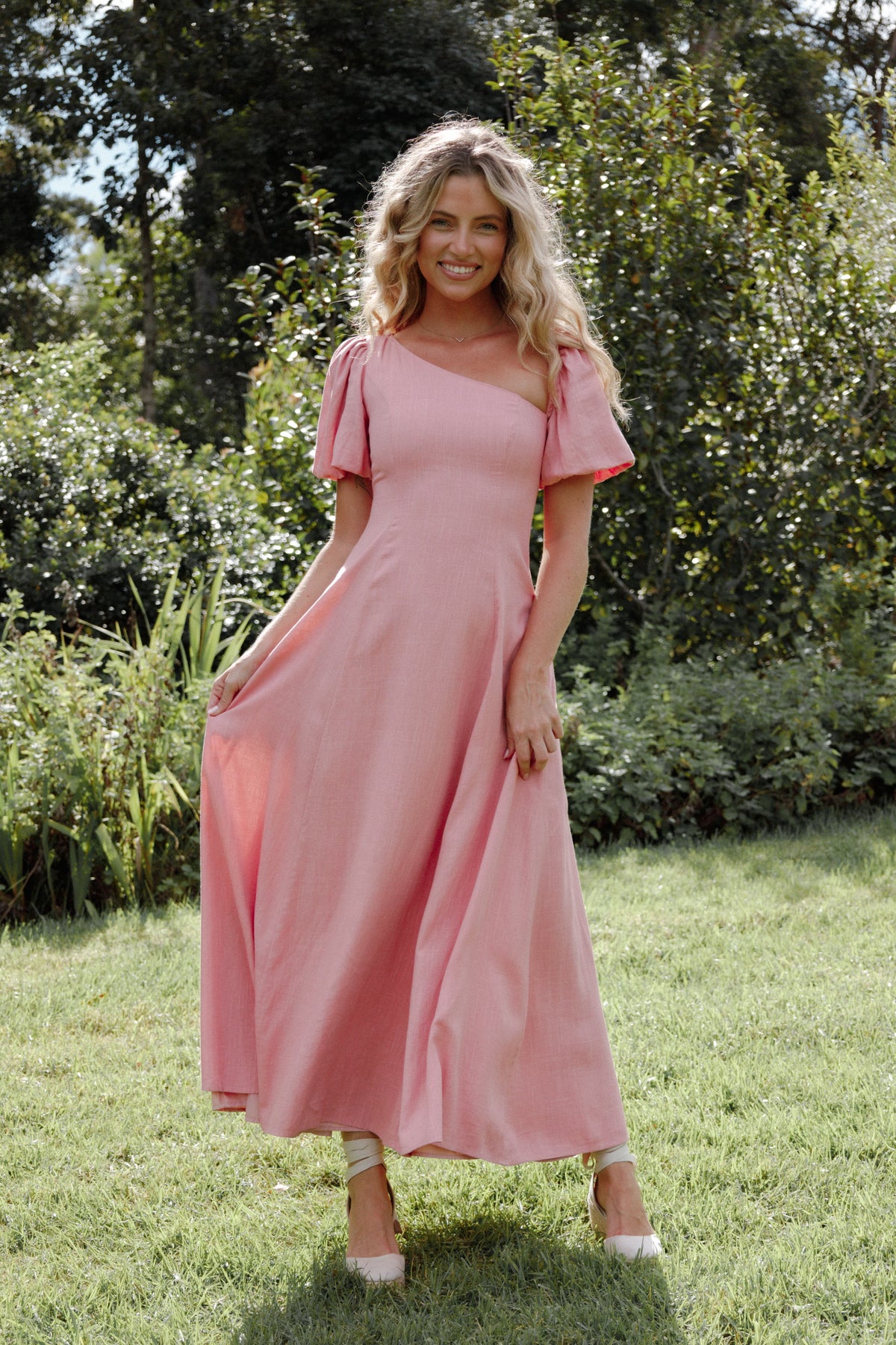 Franca Midi Dress in Pink – view 1 of 8