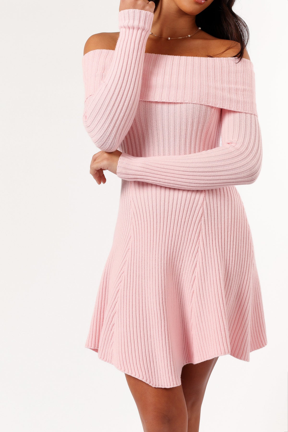 Francisco Long Sleeve Mini Dress in Pink – view 2 of 7