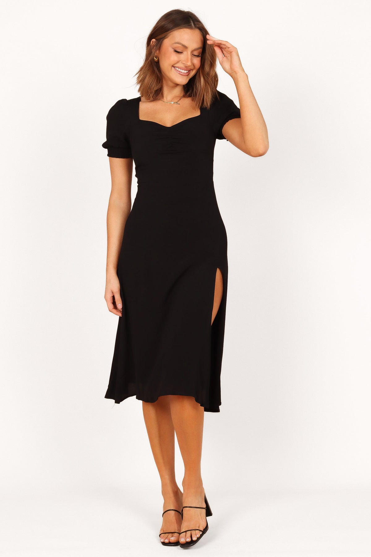 Franklin Dress in Ebony – view 5 of 6