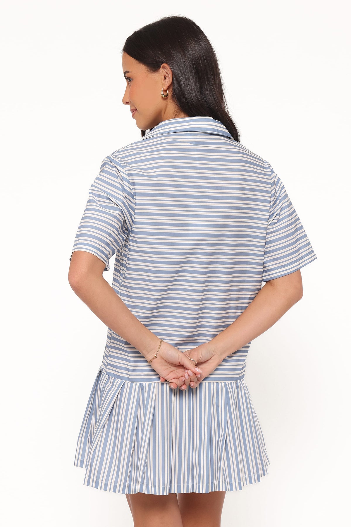 Fraser Mini Dress in Blue Stripe – view 5 of 8