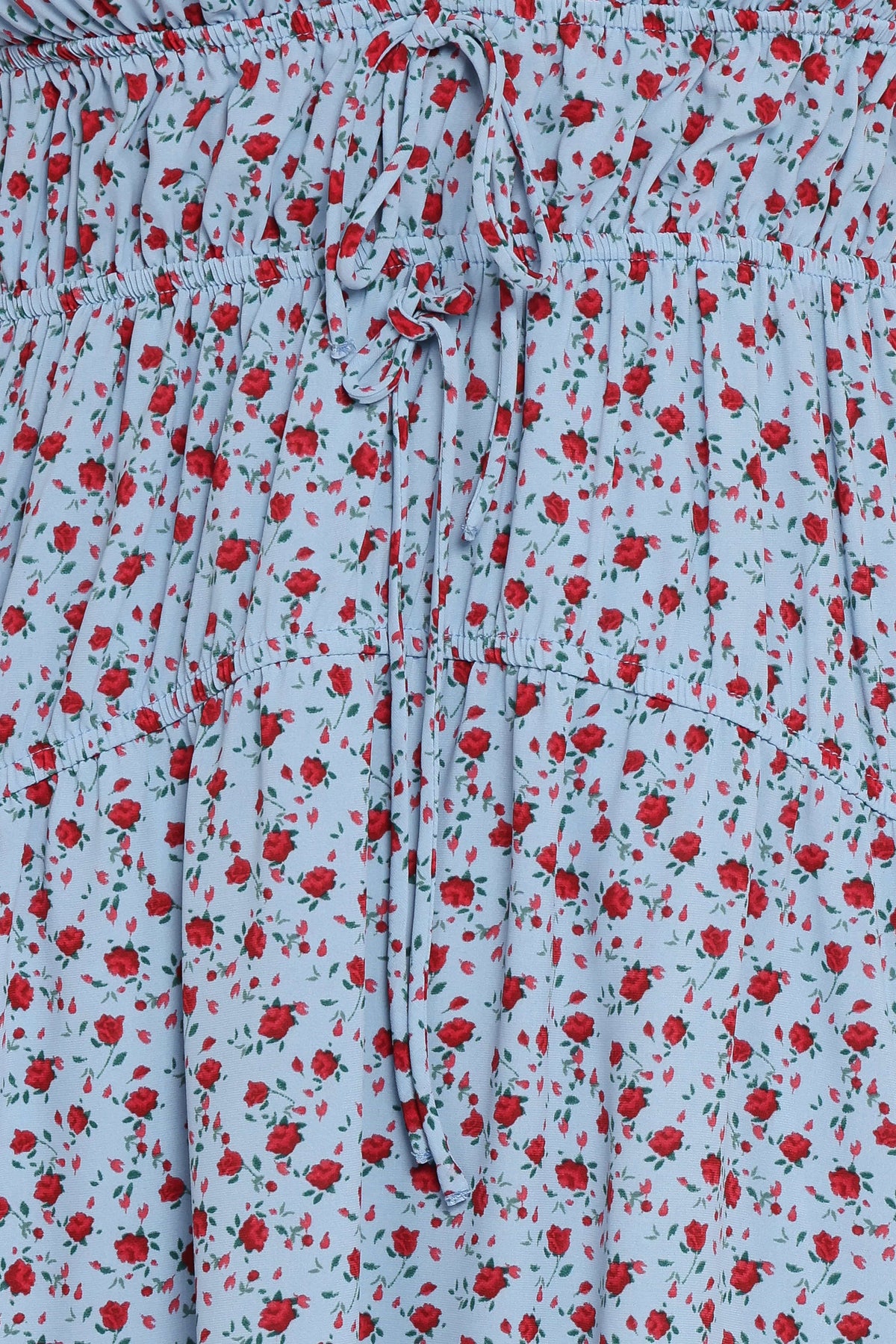 Freesia Midi Dress in Blue Red Floral – view 6 of 7