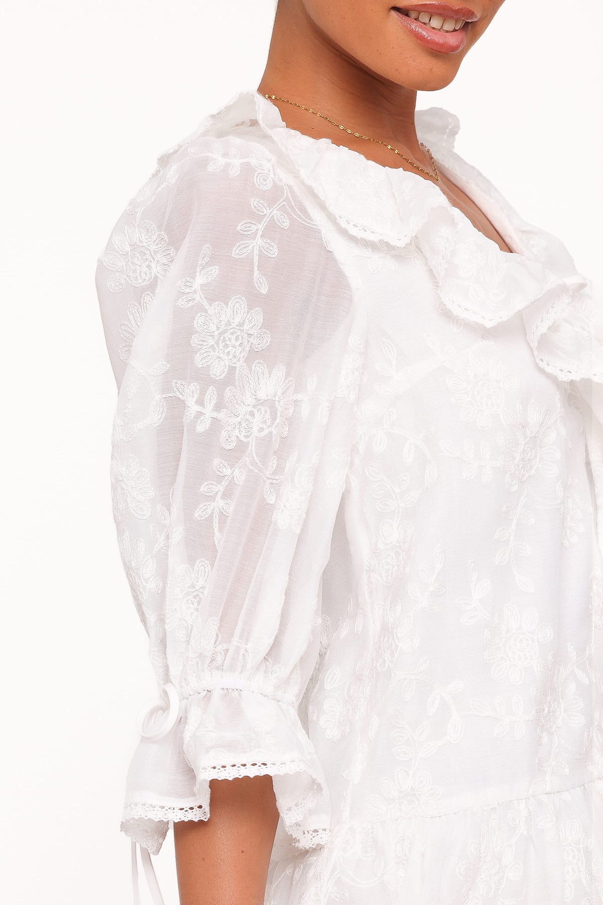 Frenchy Mini Dress in White – view 6 of 7