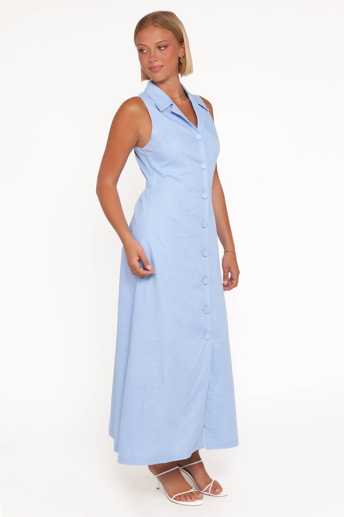 Galia Midi Dress in Blue – view 4 of 6