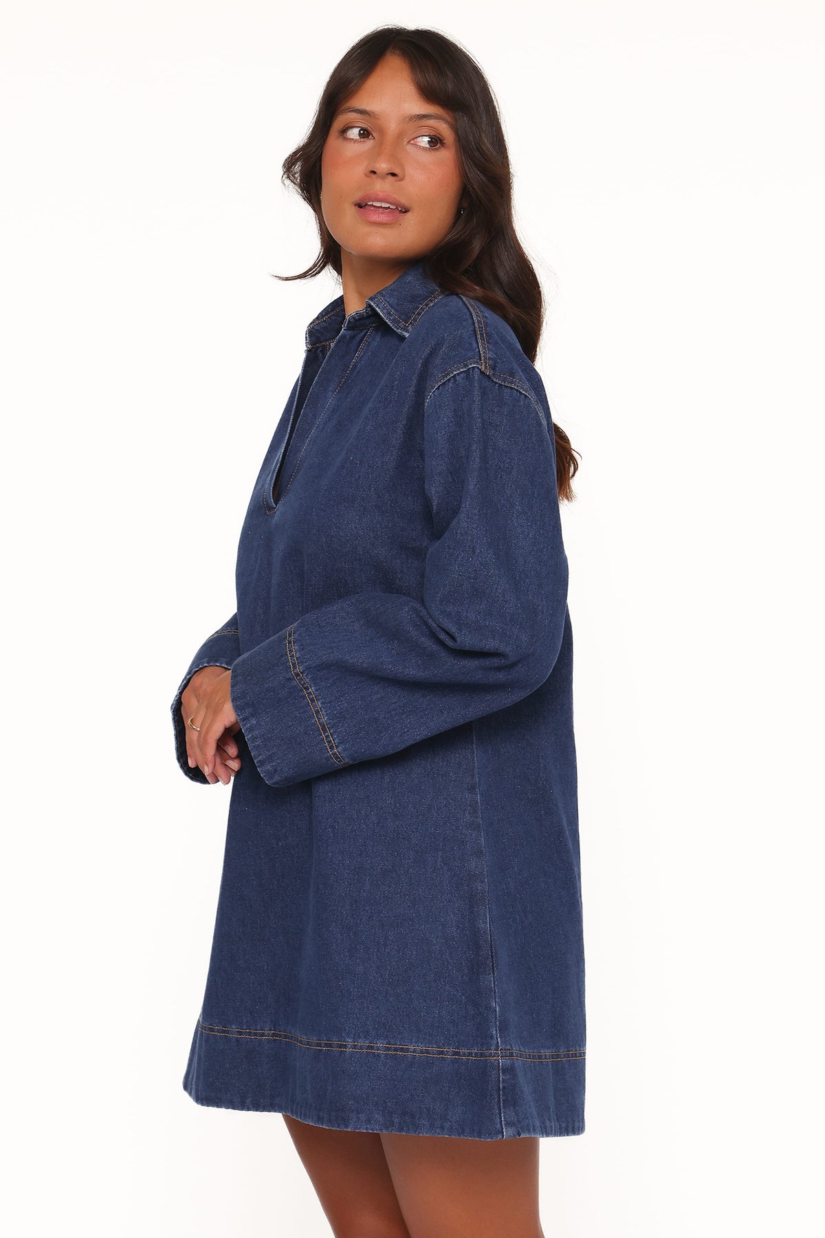 Genesis Mini Dress in Indigo – view 4 of 8