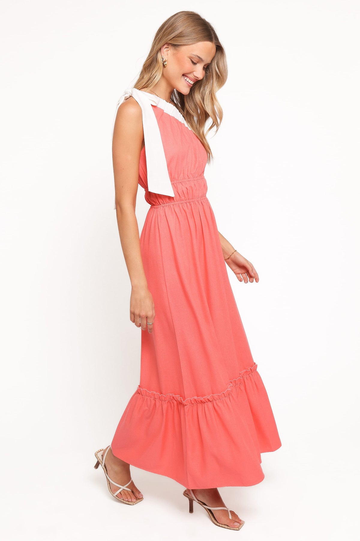 Gilda Maxi Dress in Coral – view 5 of 7