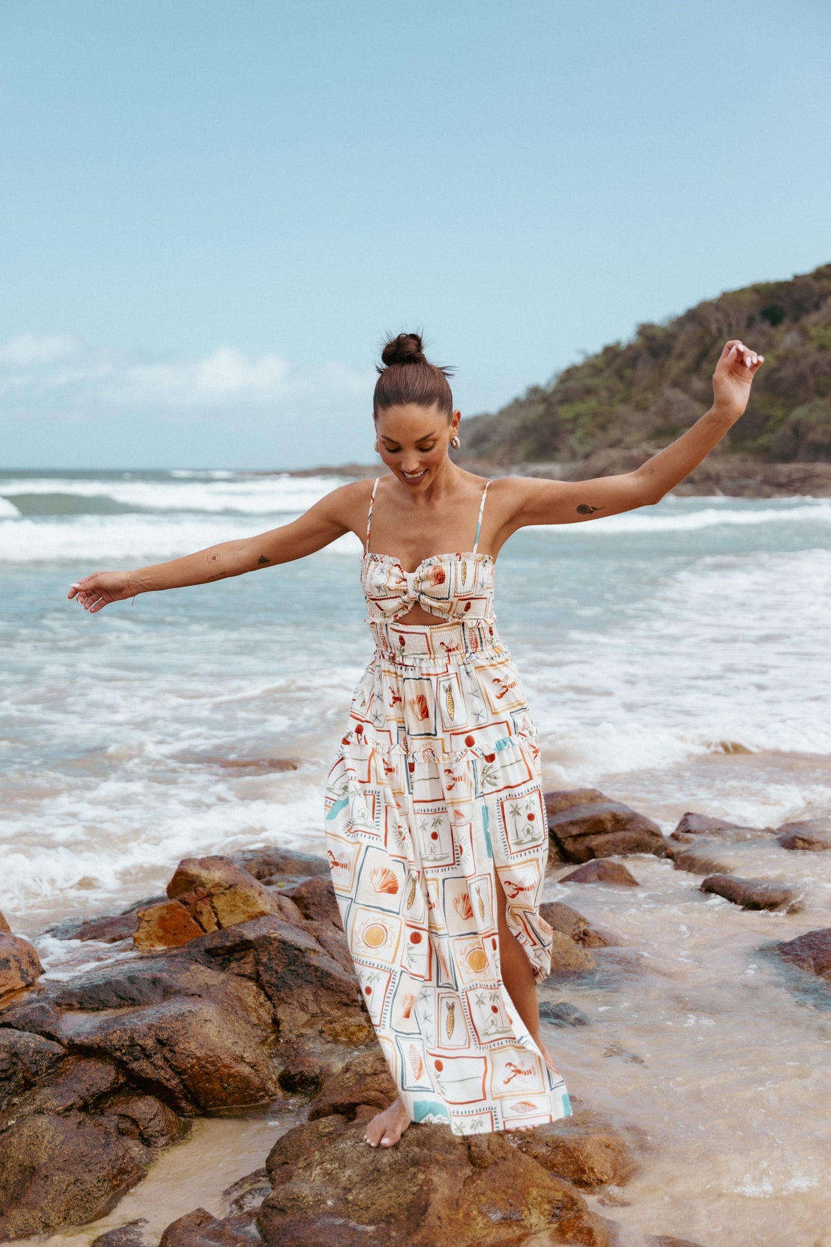 Hana Maxi Dress in Sardina – view 8 of 8
