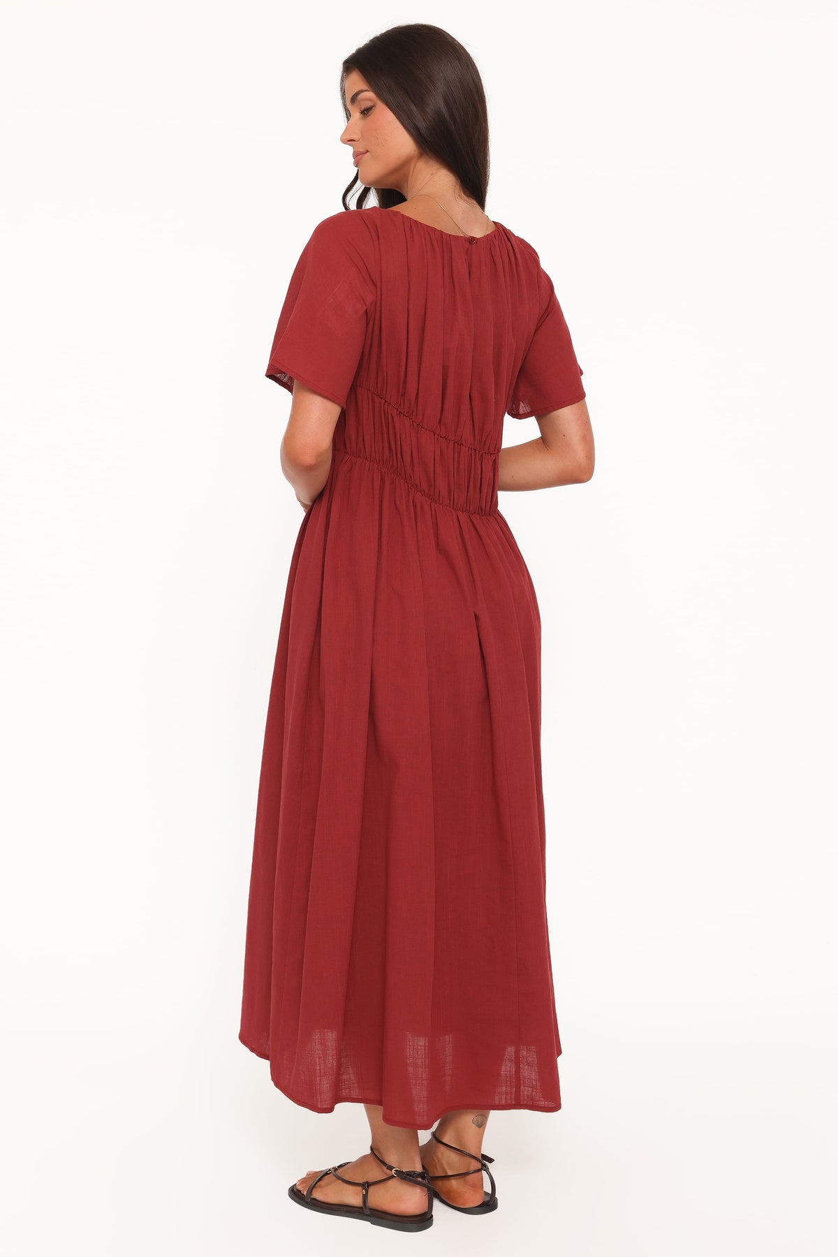 Harlen Maxi Dress in Deep Red – view 4 of 6