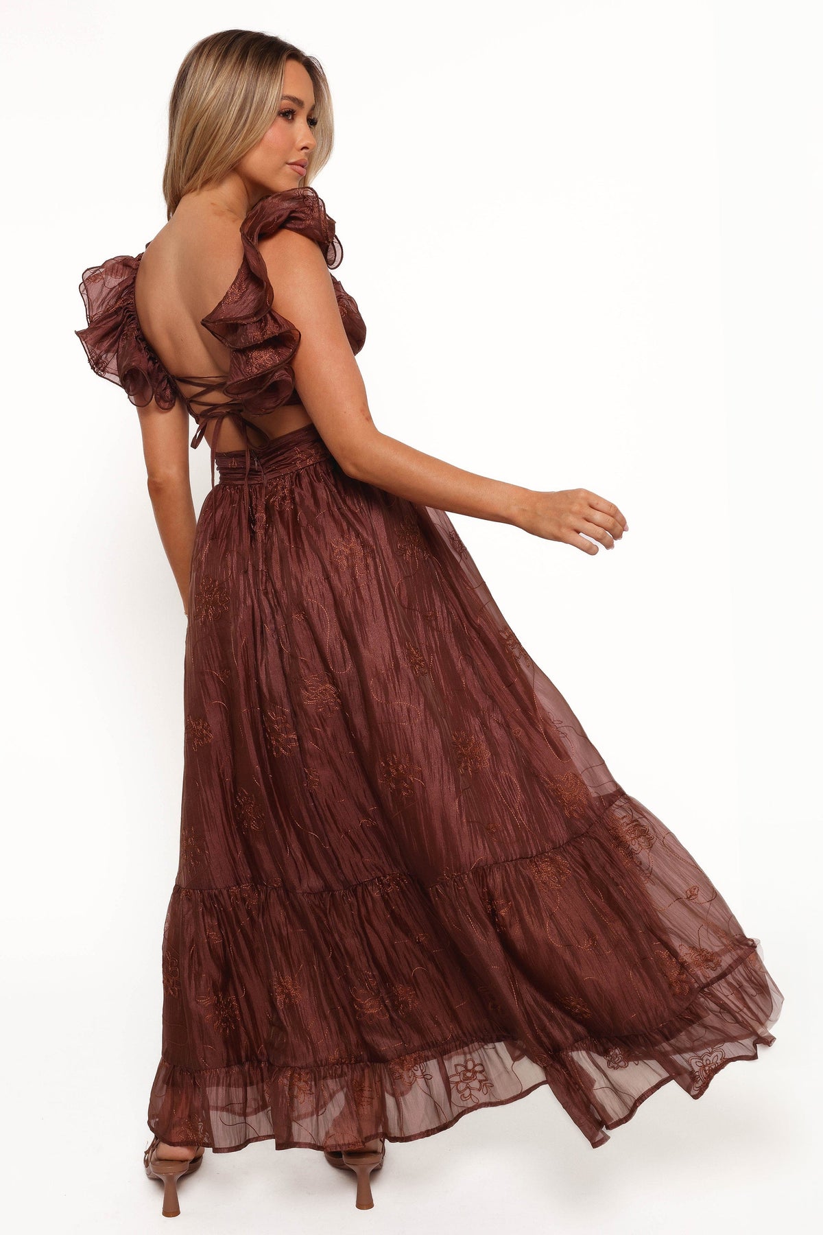 Harmony Maxi Dress in Brown Floral – view 2 of 7
