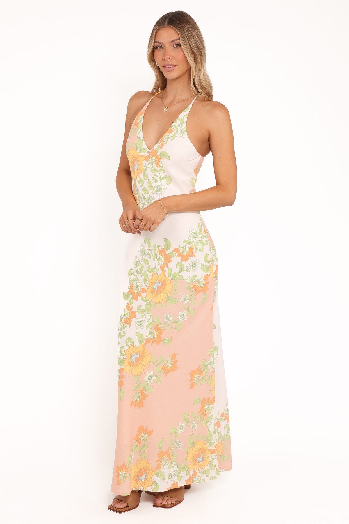 Haruki Maxi Dress in Yellow Spring Floral – view 4 of 8
