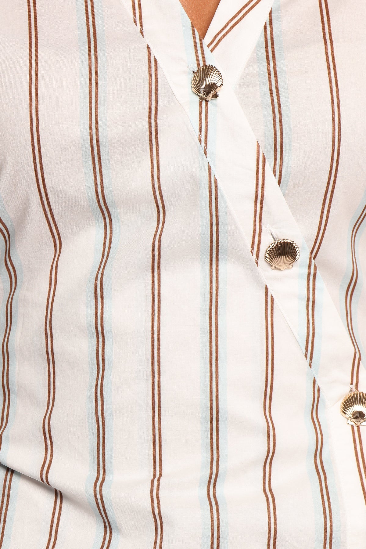Hayes Mini Dress in Blue Stripe – view 8 of 9