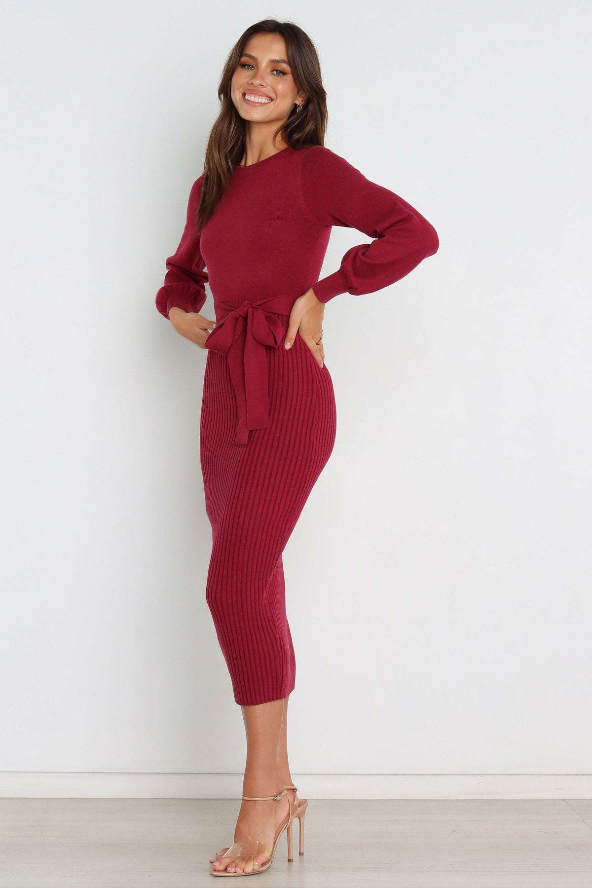 Helena Dress in Wine – view 3 of 8