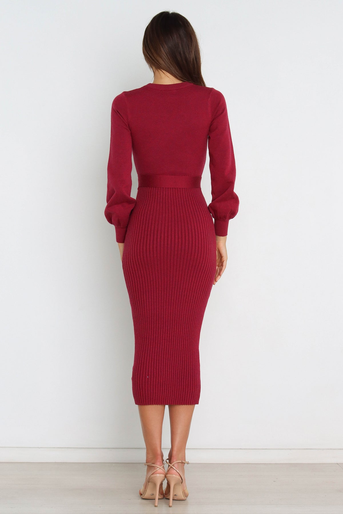 Helena Dress in Wine – view 5 of 8