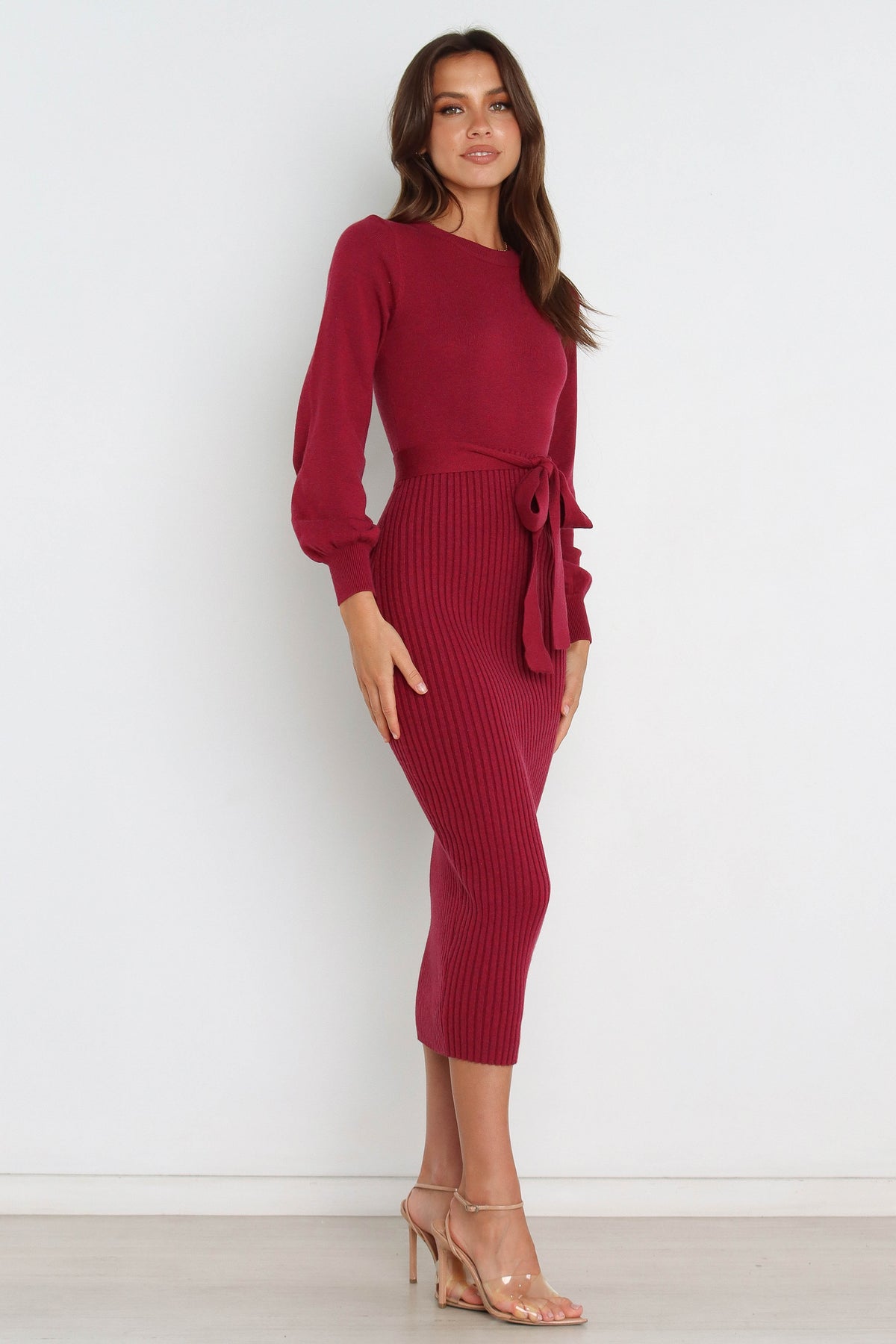 Helena Dress in Wine – view 8 of 8
