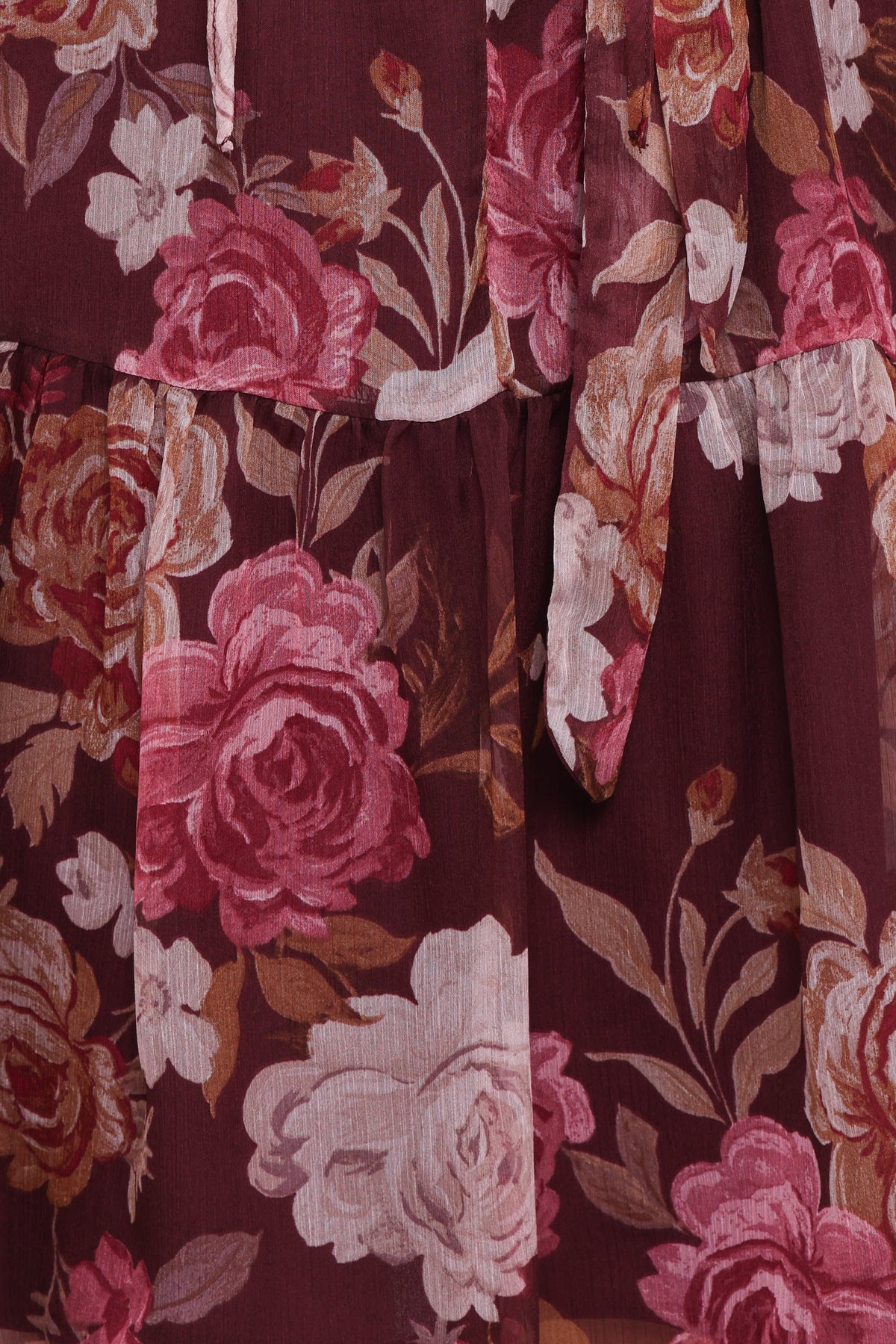 Hensely Mini Dress in Burgundy Brandy Bloom – view 6 of 6