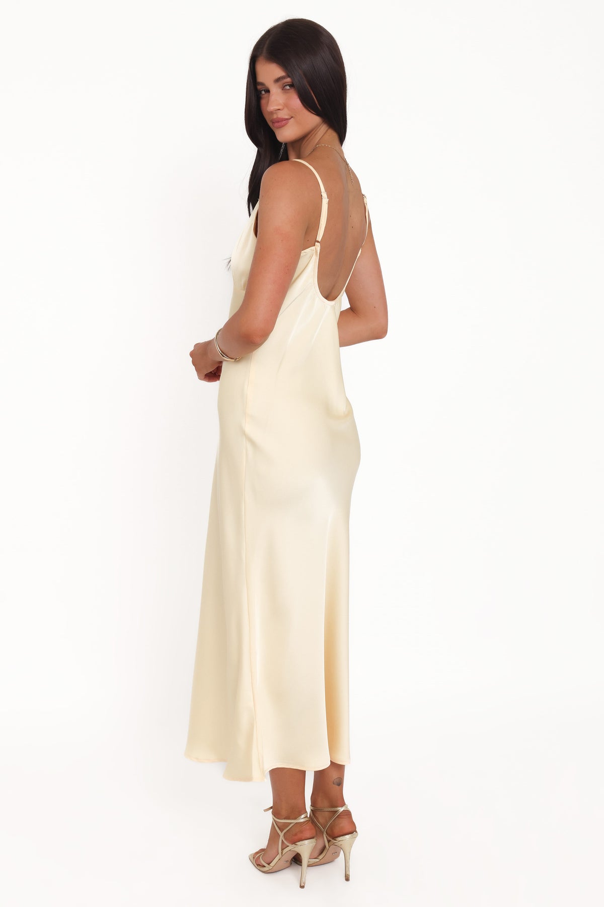 Hobi Midi Dress in Butter Yellow – view 4 of 6