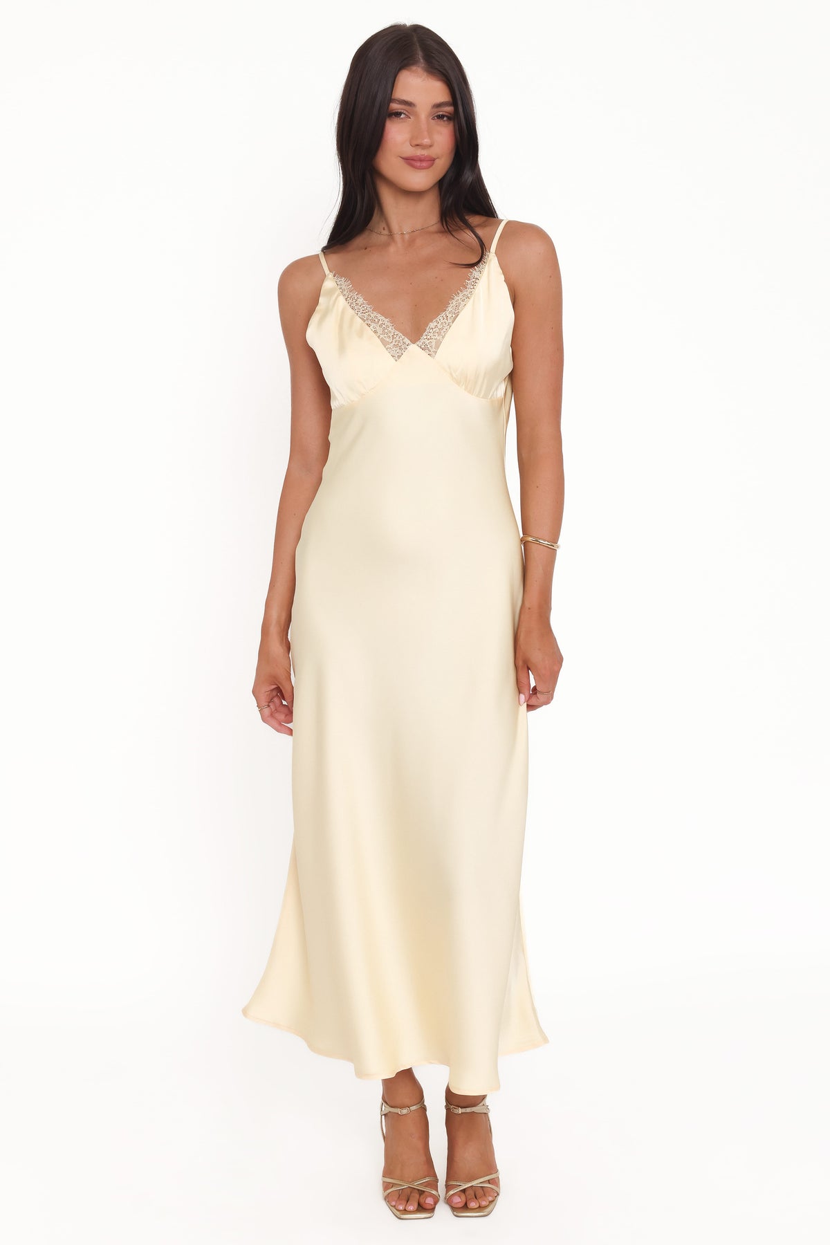 Hobi Midi Dress in Butter Yellow – view 1 of 6