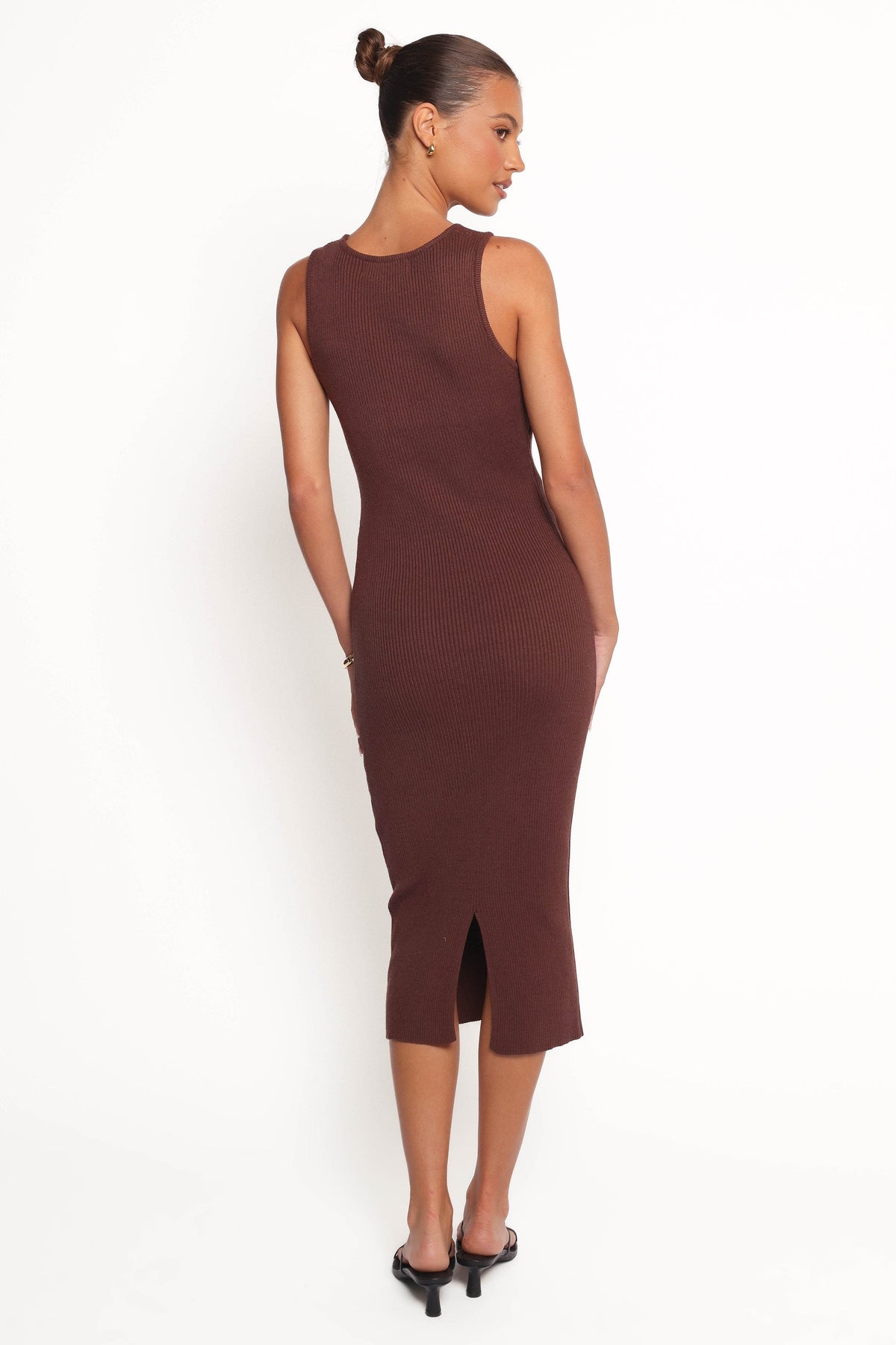 Hollis Midi Dress in Chocolate – view 5 of 6