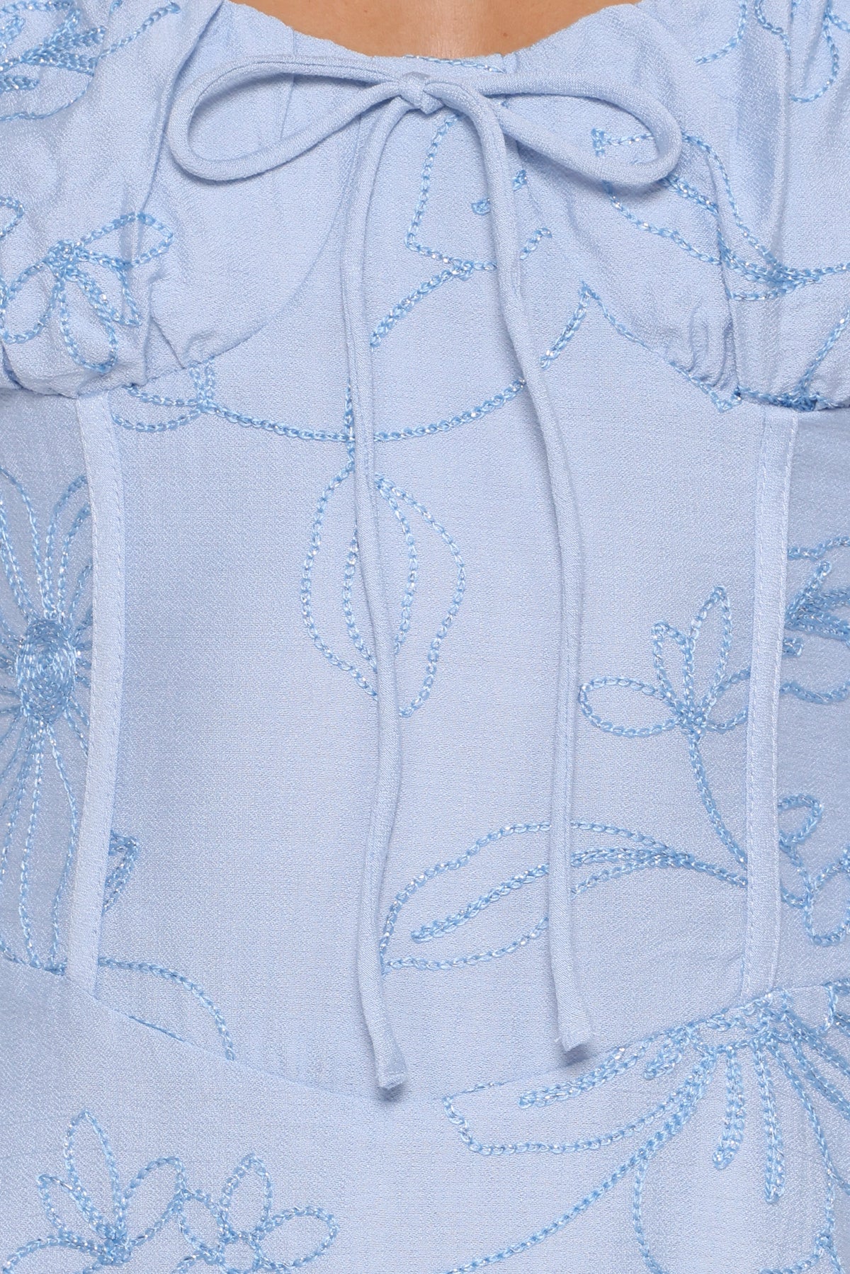 Houston Maxi Dress in Blue Floral – view 6 of 6