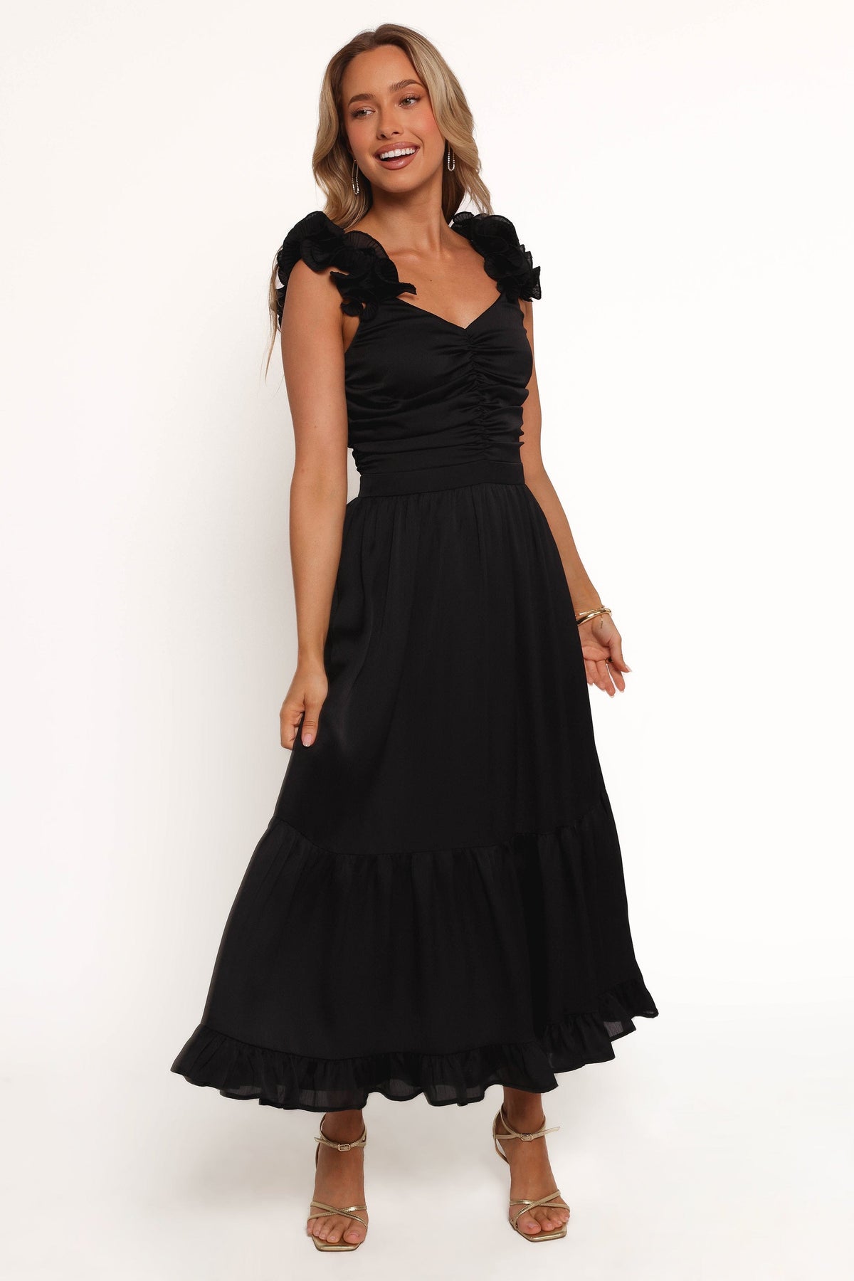Inca Midi Dress in Black – view 3 of 7