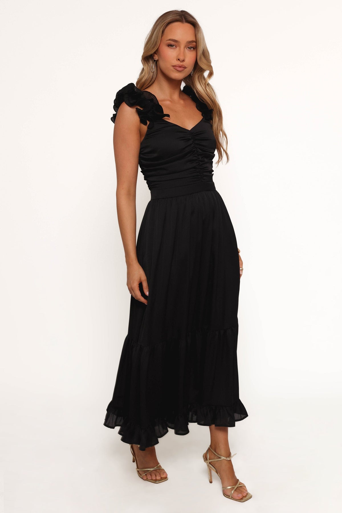 Inca Midi Dress in Black – view 1 of 7