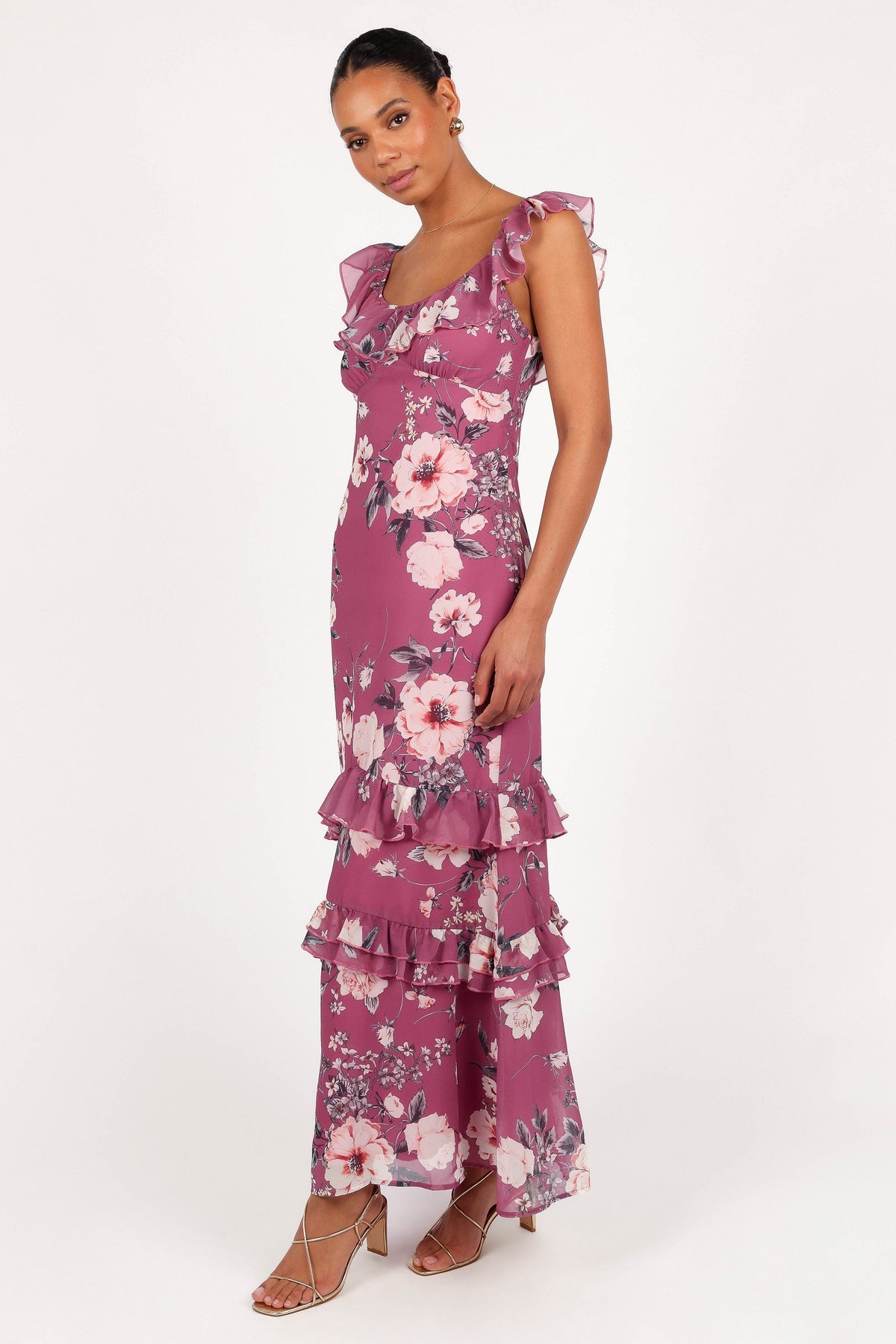 Irelynn Maxi Dress in Dark Rose Floral – view 5 of 10