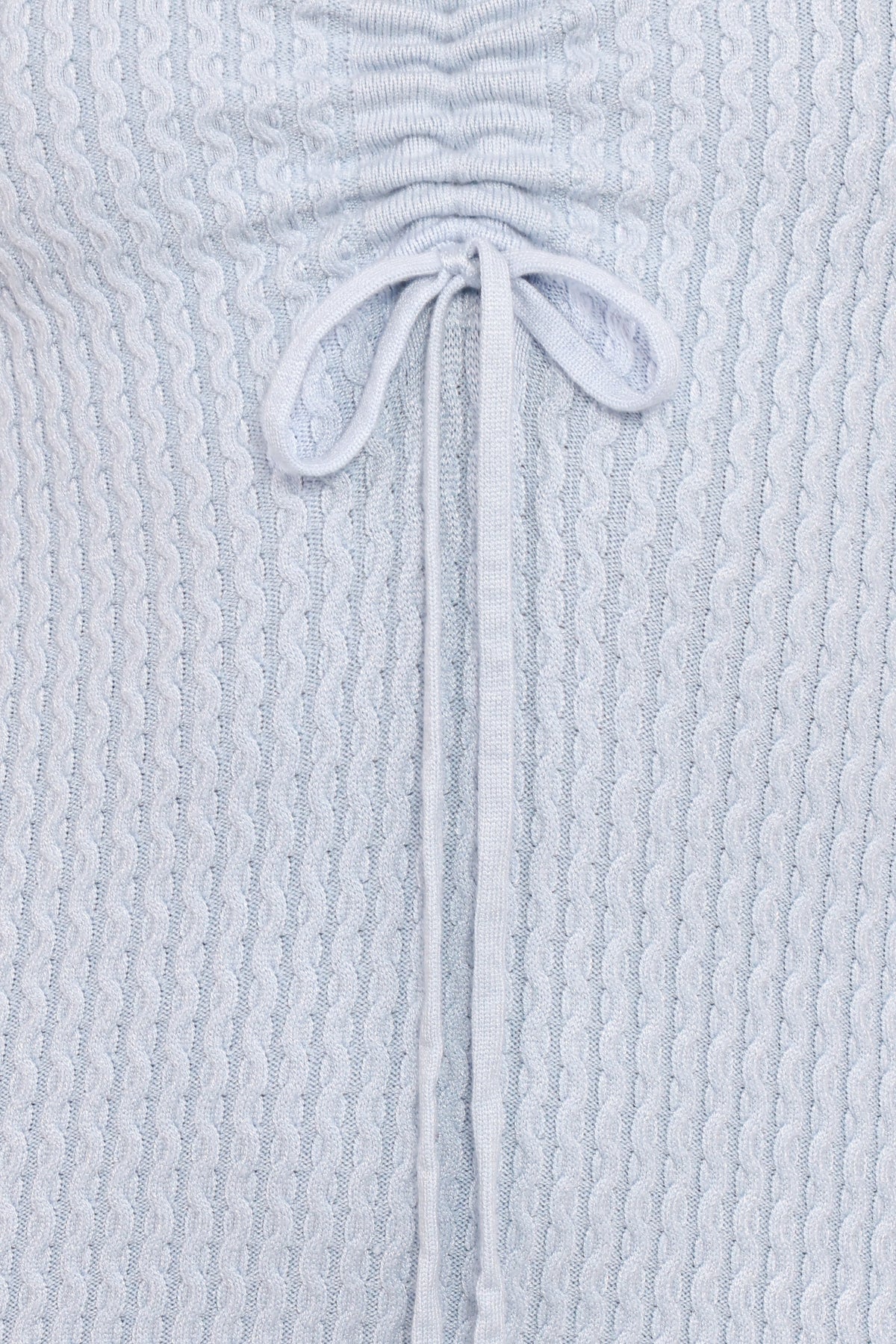 Irene Long Sleeve Midi Dress in Pale Blue – view 5 of 5