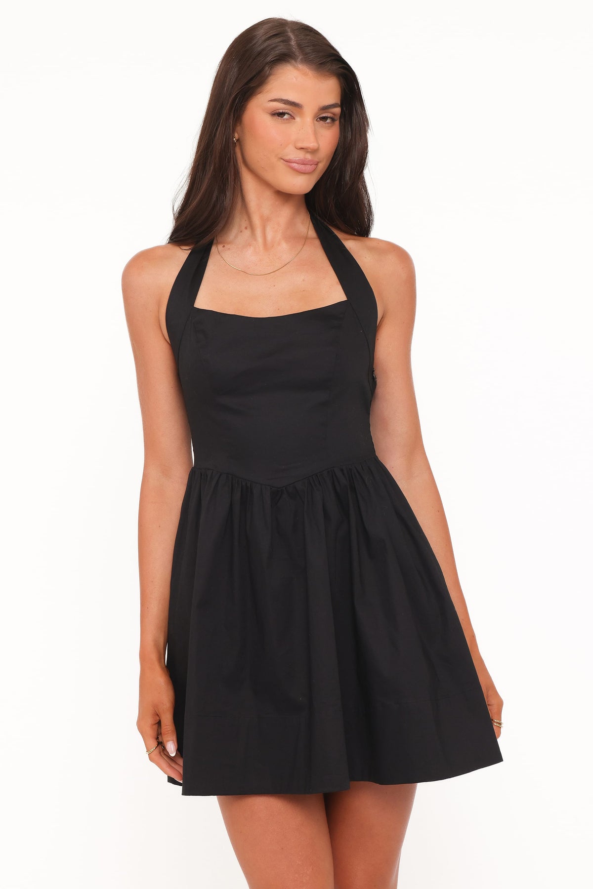 Jacinda Mini Dress in Black – view 2 of 8