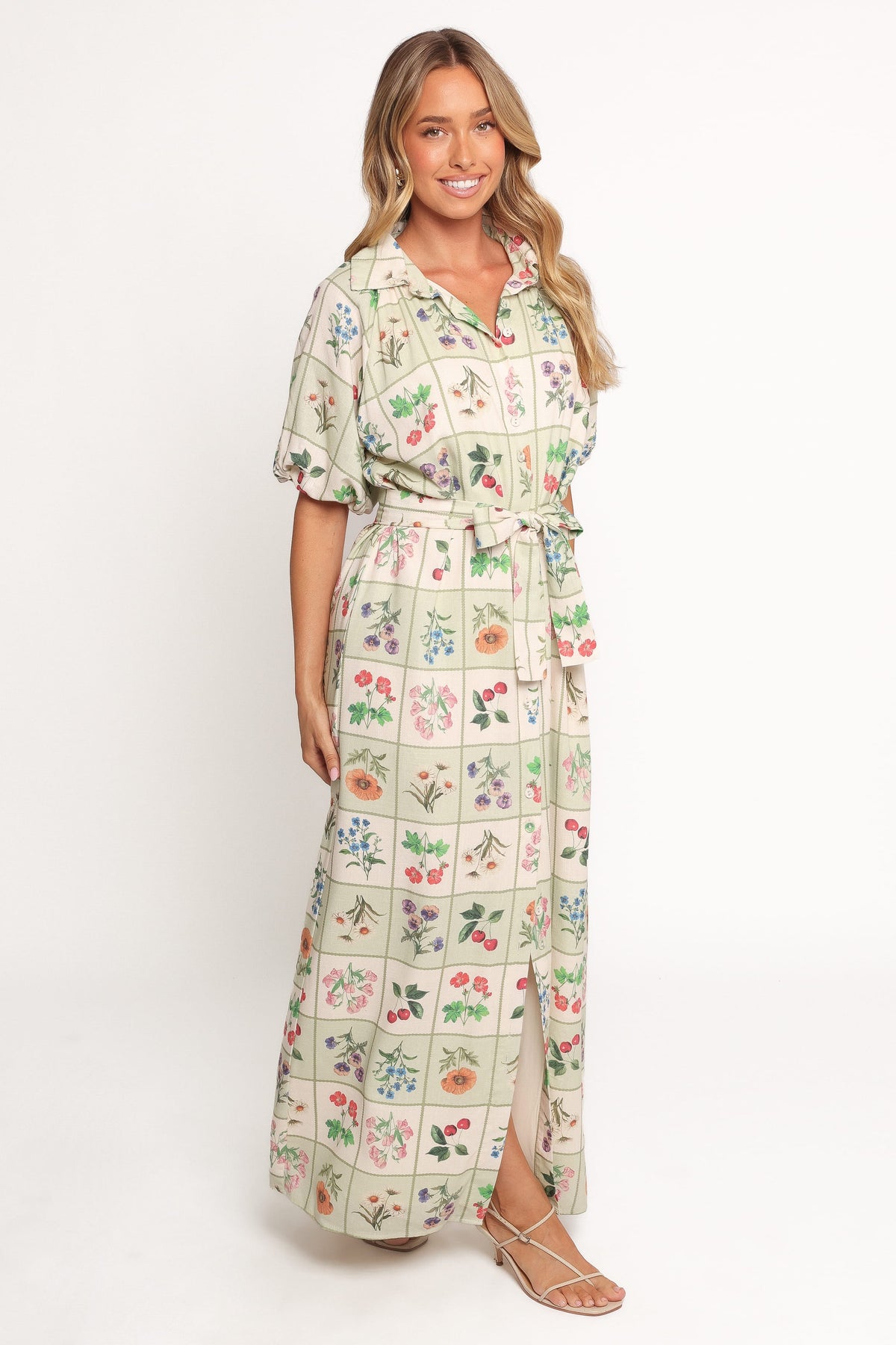 James Button Through Maxi Dress in Flower Market – view 3 of 7