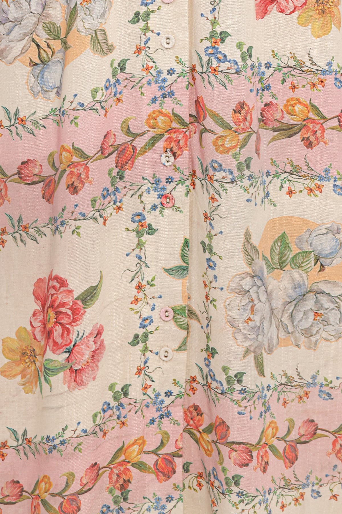 James Button Through Maxi Dress in Rose Tile – view 6 of 6