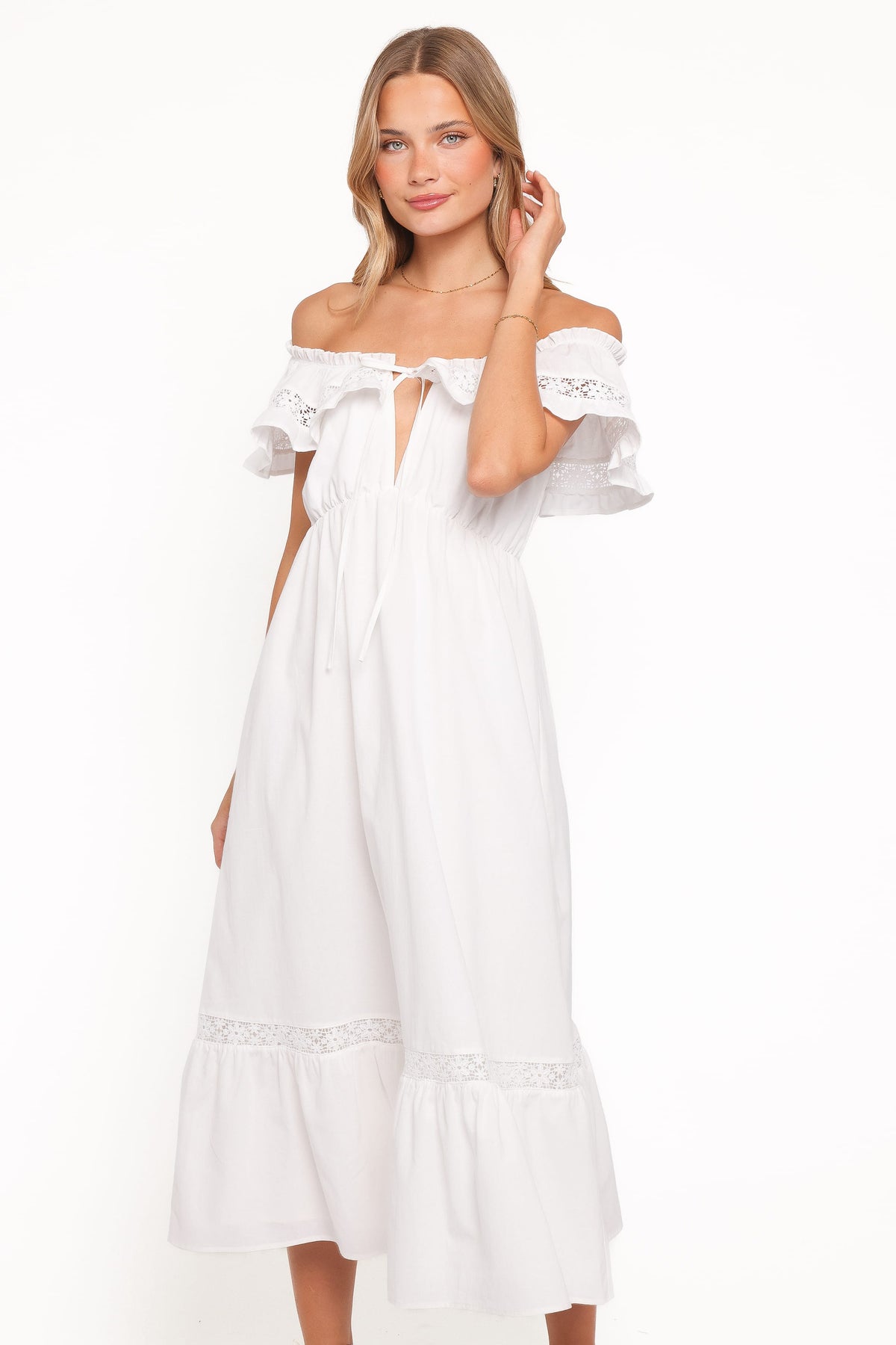 Janelle Dress in White – view 3 of 6
