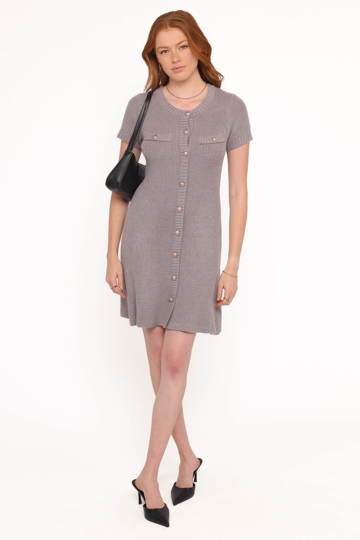 Jaxon Mini Dress in Grey – view 5 of 7