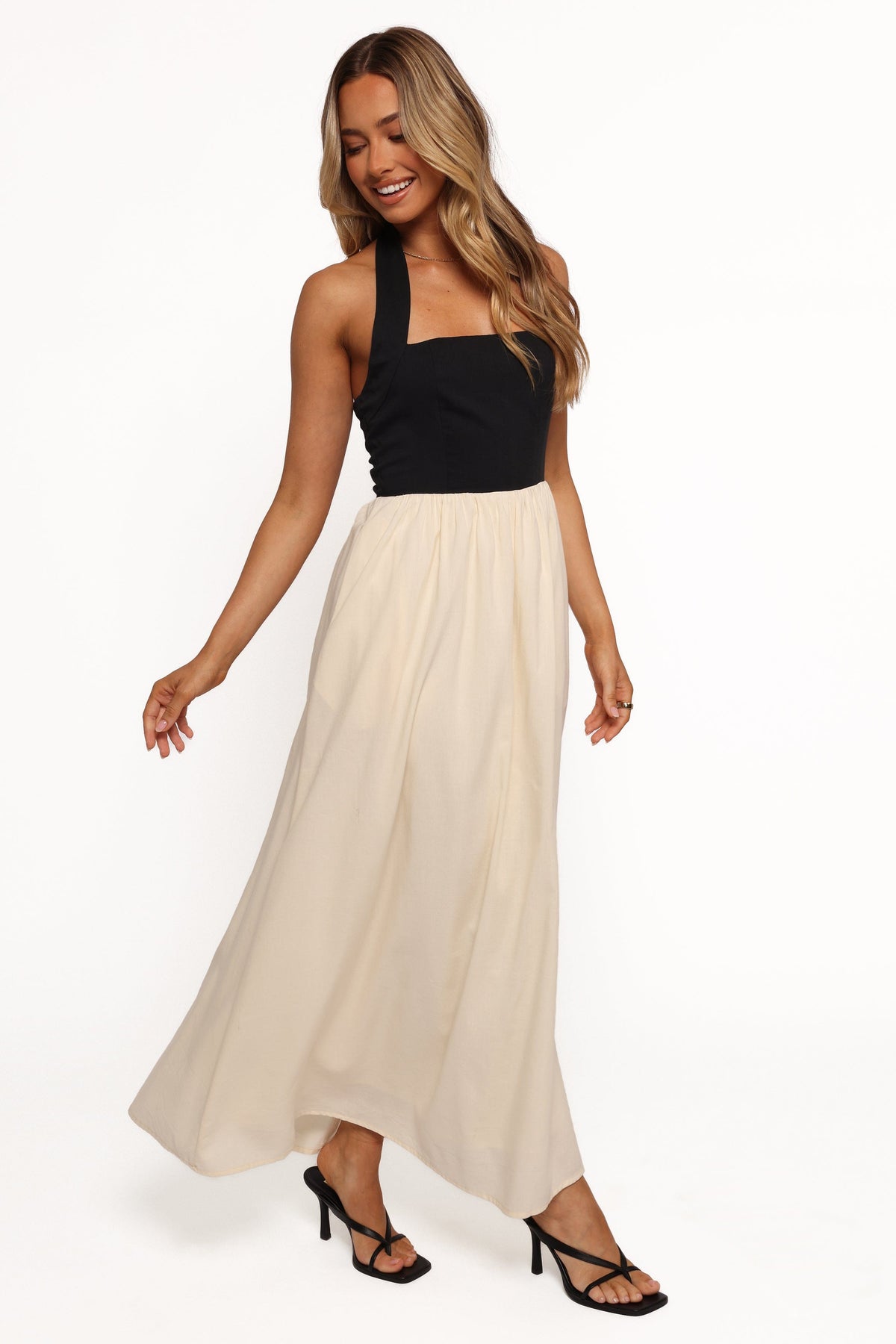 Jayden Maxi Dress in Black Cream – view 7 of 10
