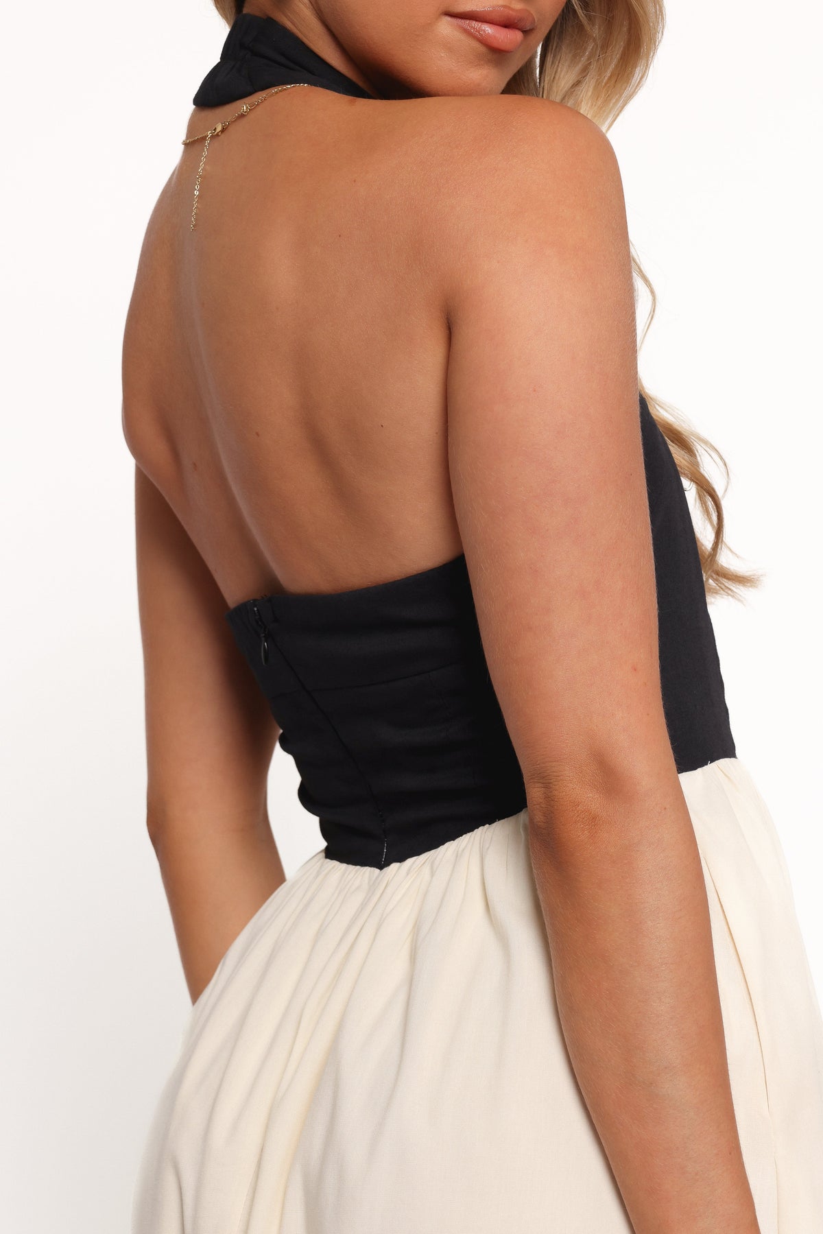 Jayden Maxi Dress in Black Cream – view 8 of 10