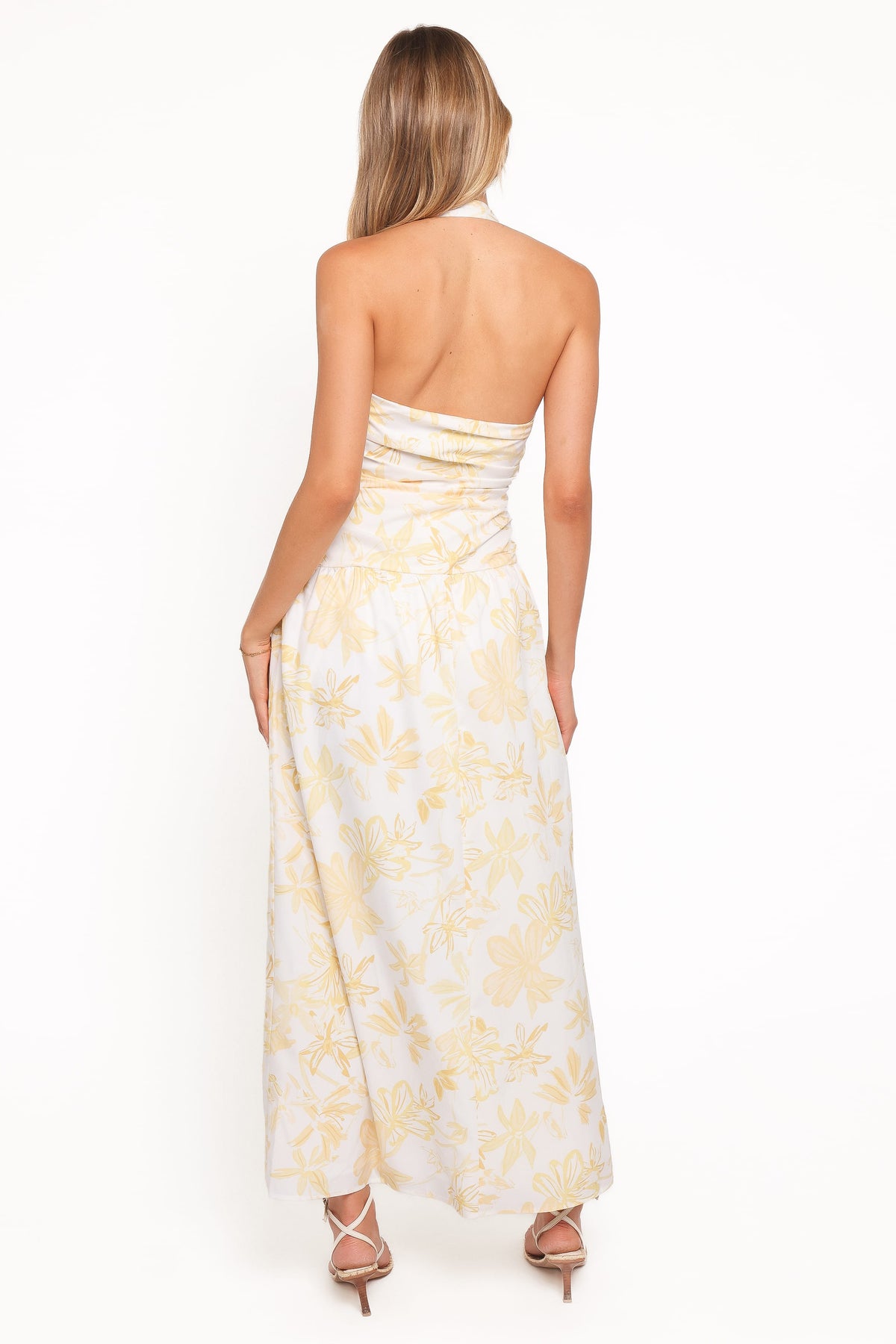 Jemma Halter Maxi Dress in Yellow Floral – view 4 of 7