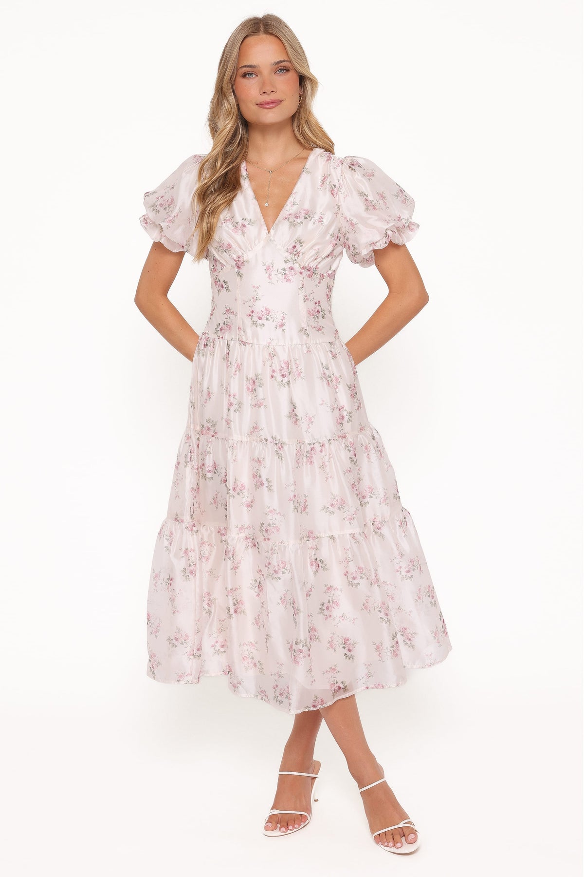 Jocelyn Maxi Dress in Ivory/Pink Floral – view 5 of 6