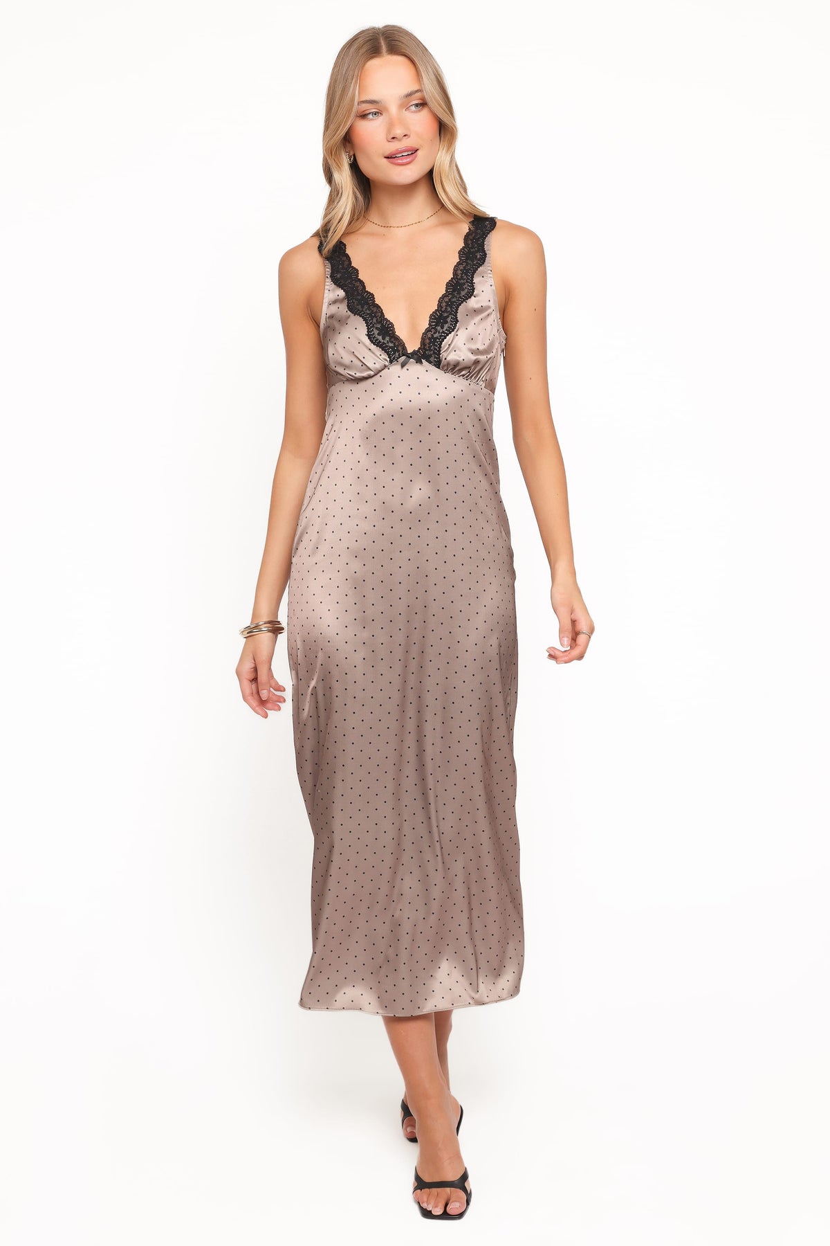 Joselyn Lace Maxi Dress in Polka Dot – view 1 of 6
