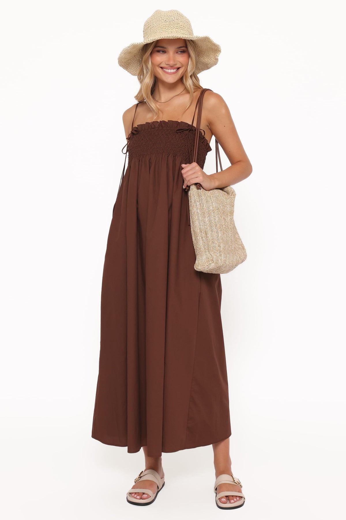 Josie Maxi Dress in Brown – view 5 of 6