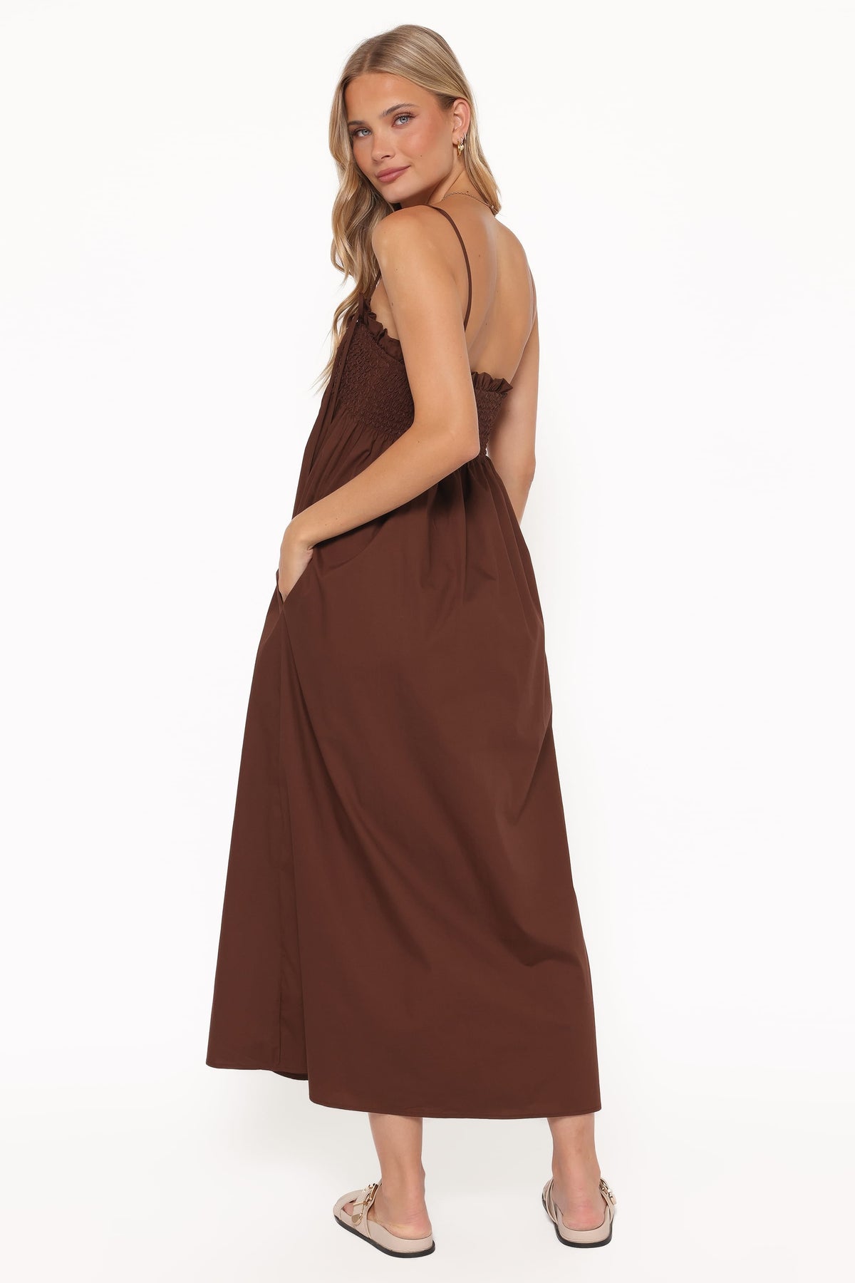 Josie Maxi Dress in Brown – view 4 of 6
