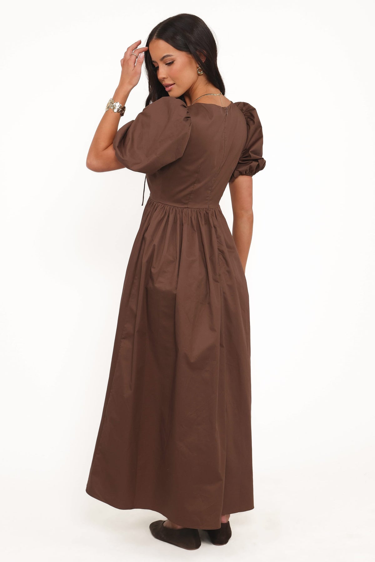 Karla Maxi Dress in Bitter Chocolate – view 5 of 7