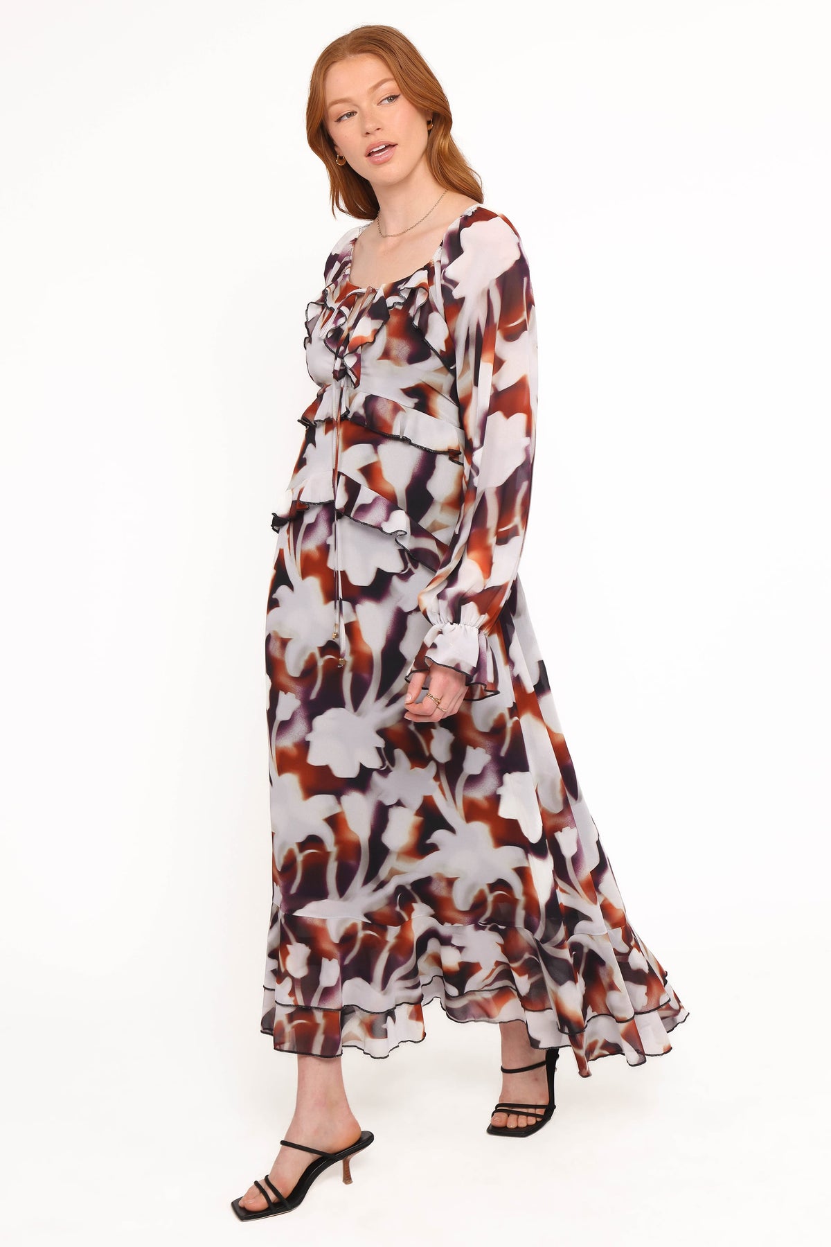 Kasey Maxi Dress in Blurred Floral – view 3 of 6