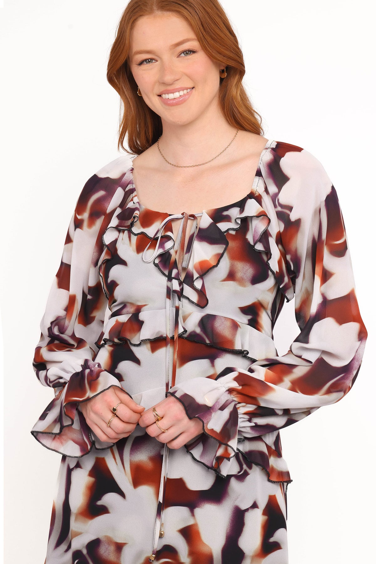 Kasey Maxi Dress in Blurred Floral – view 2 of 6