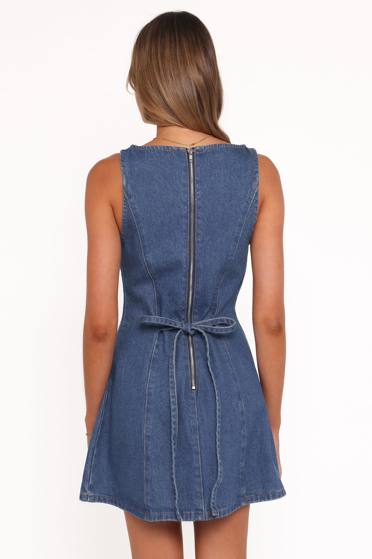 Katina Mini Dress in Denim – view 5 of 8