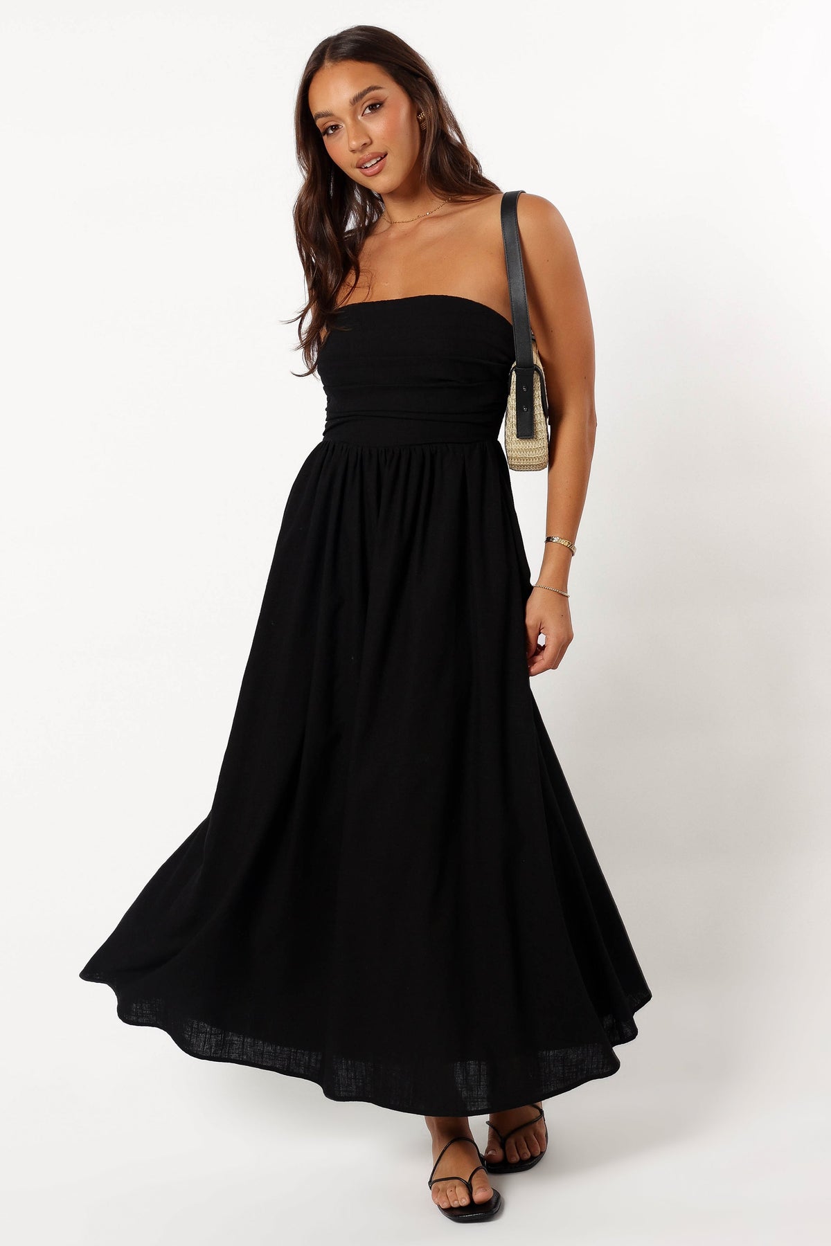 Kayt Strapless Dress in Black – view 6 of 9