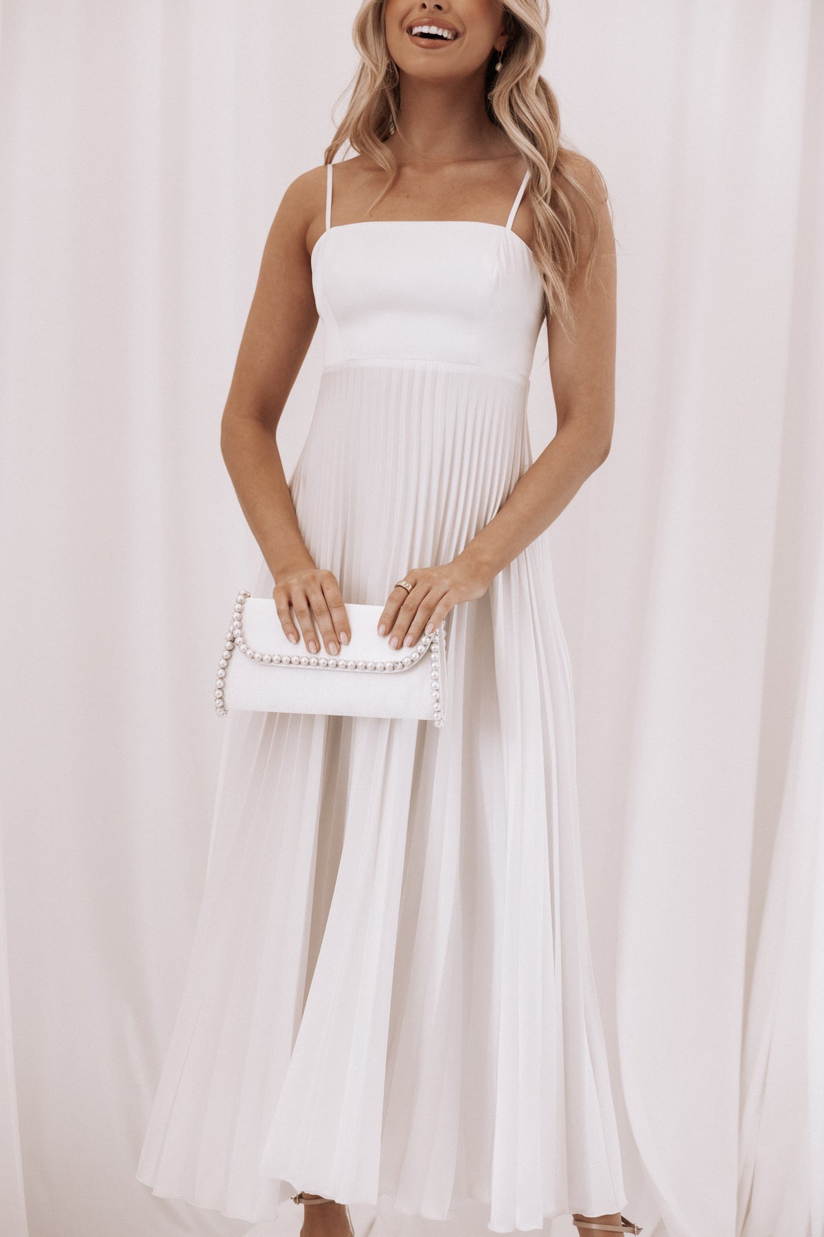 Keegan Maxi Dress in White – view 9 of 9
